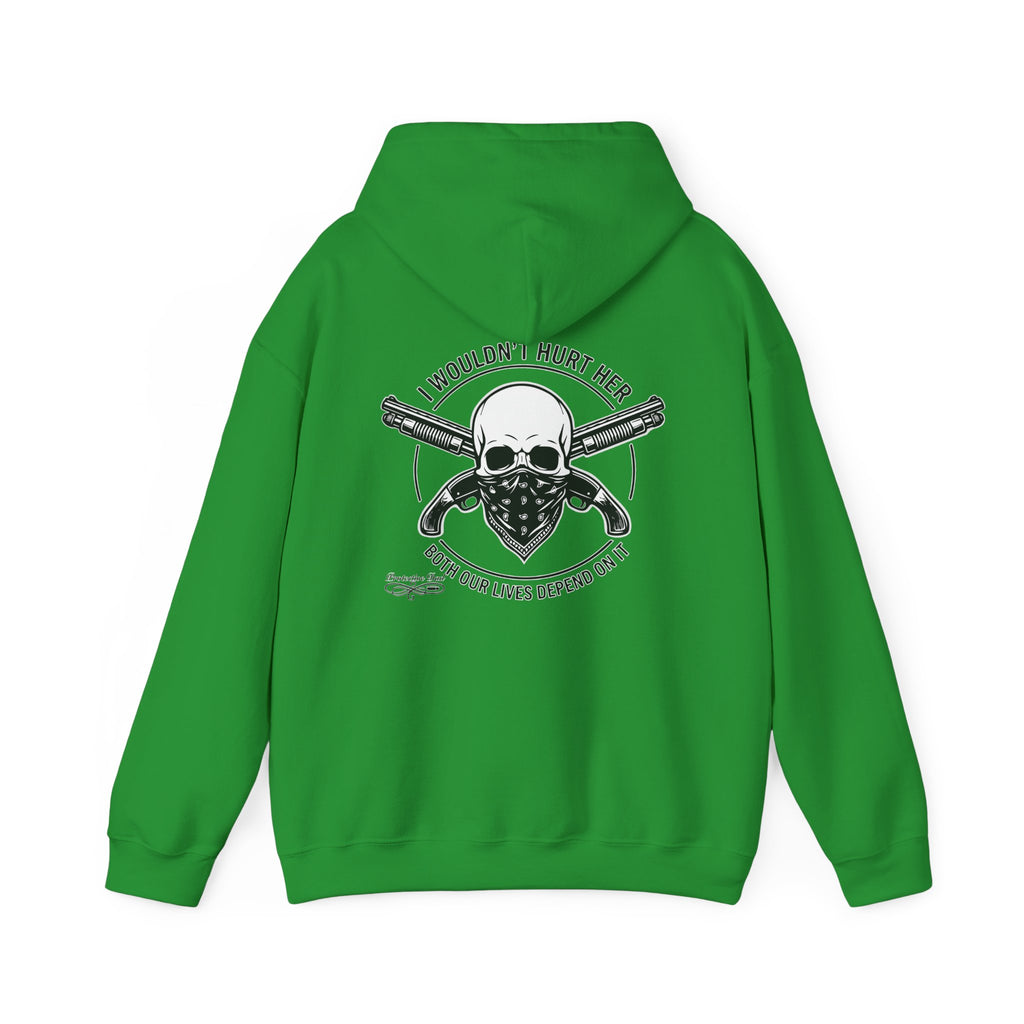 Protective Dad Sawed Off Shotguns - Hoodie | Here’s Your Warning