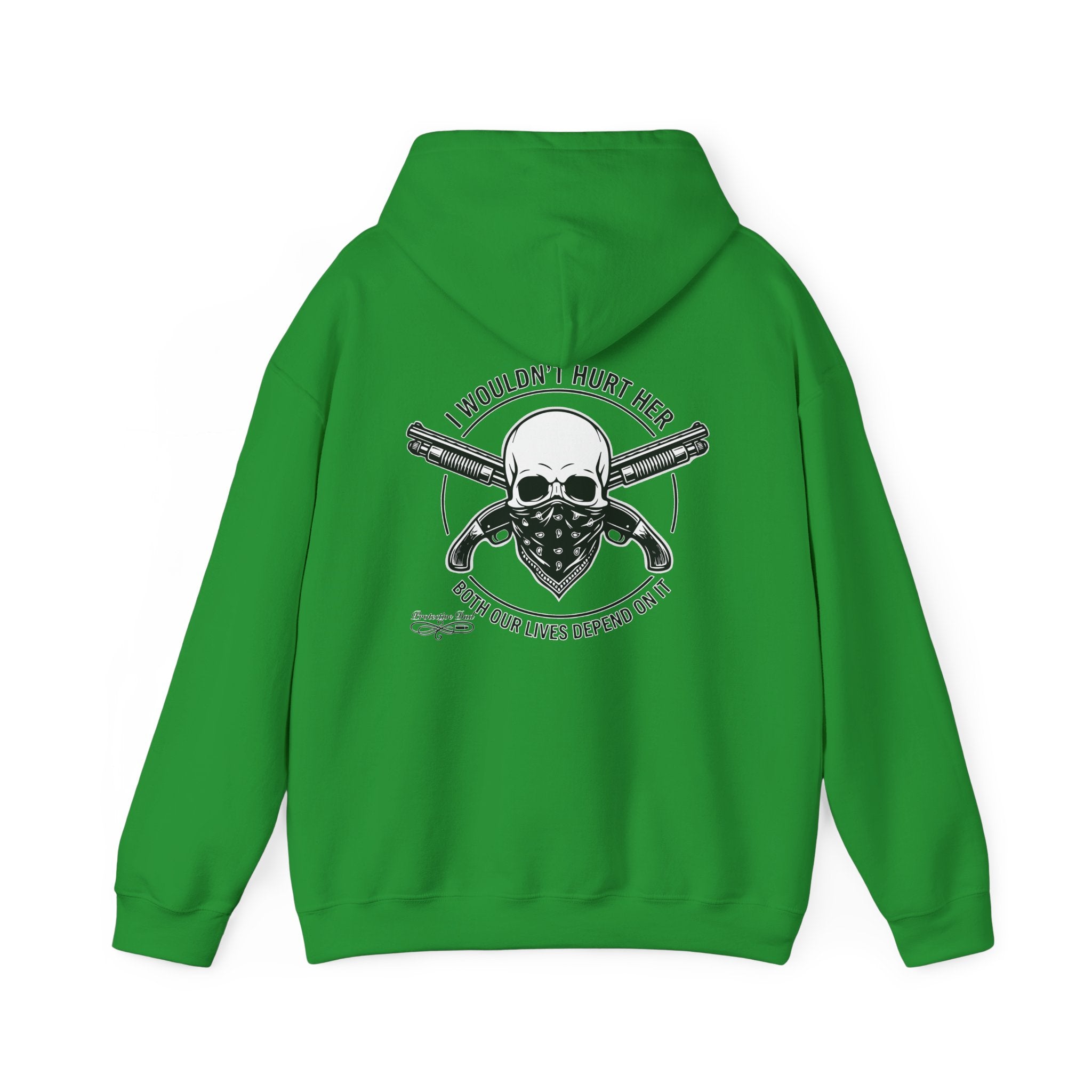 Protective Dad Sawed Off Shotguns - Hoodie | Here’s Your Warning