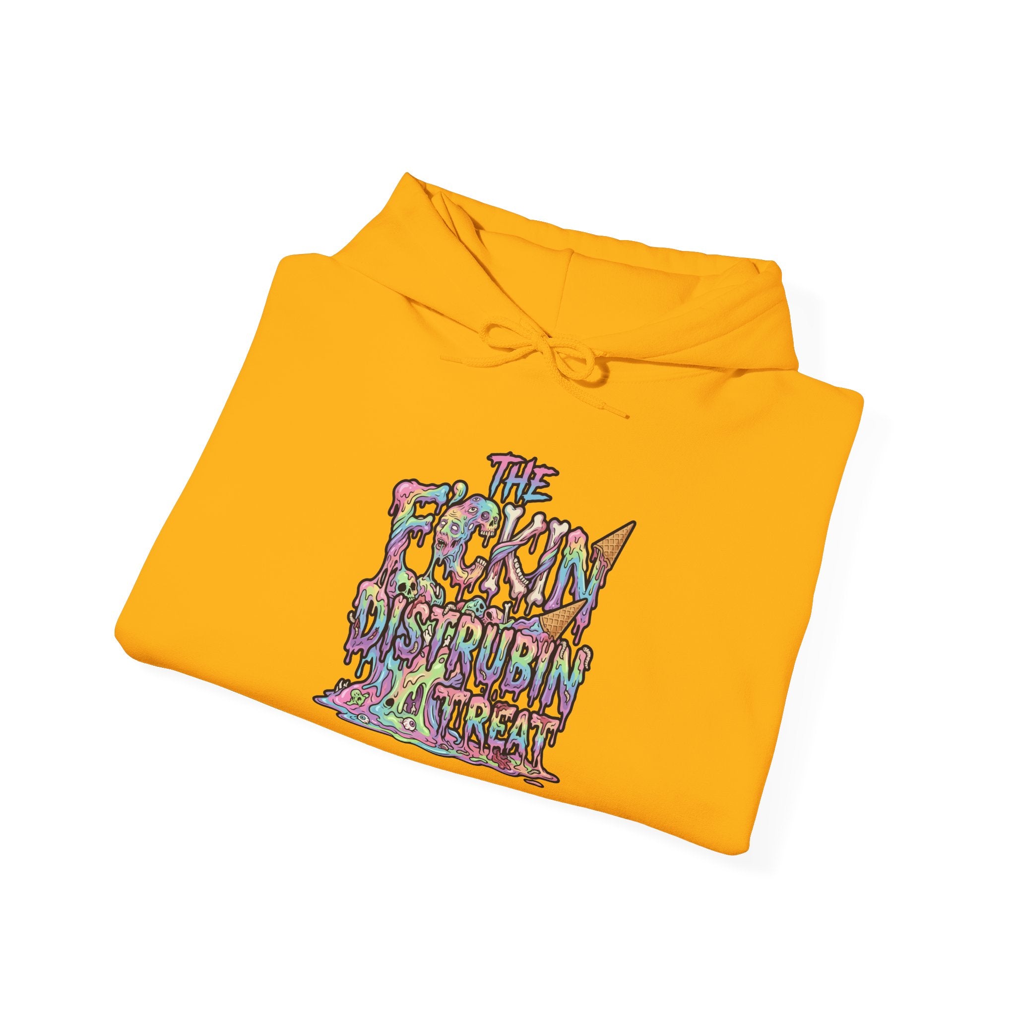 Cotton Candy Skullcream Hoodie — Sticky Fingers Band Graphic Pullover