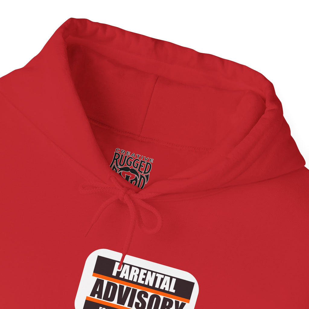 Pretty Flowers Yes Sir Hoodie | Parental Advisory  for the Bearded