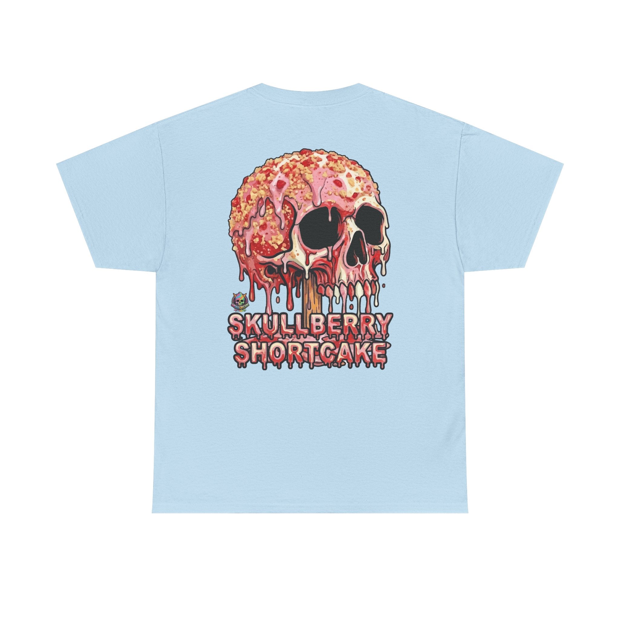 Skullcream-Skullberry Shortcake T-Shirt | Colorful Drip Graphic Tee