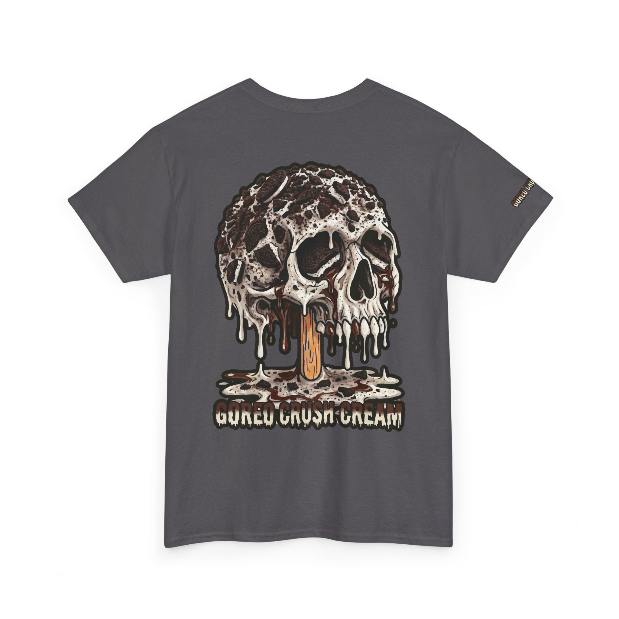 Skullcream-Goreo Crush Cream T-Shirt | Colorful Drip Graphic Tee