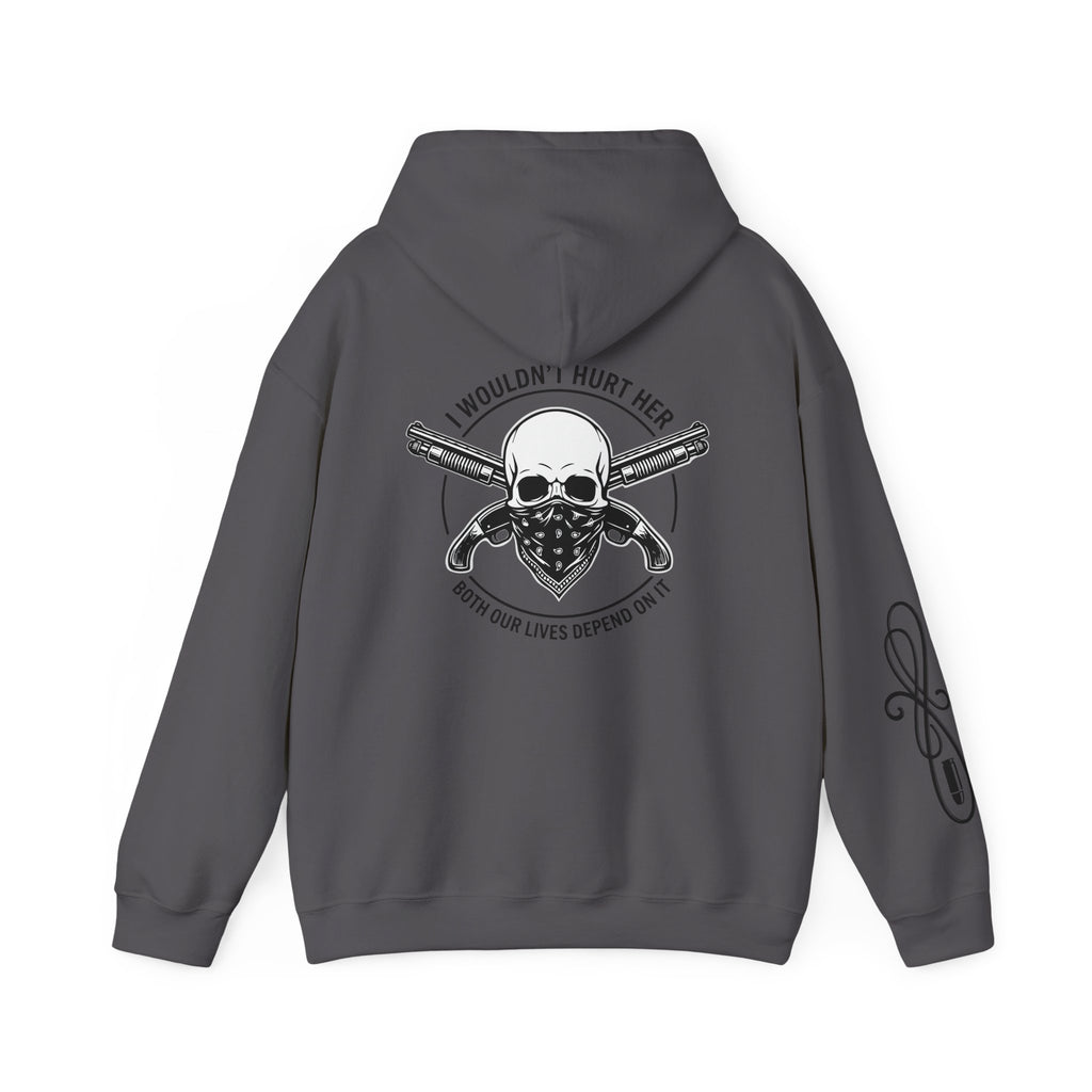 Protective Dad Sawed Off Shotguns - Hoodie | Here’s Your Warning