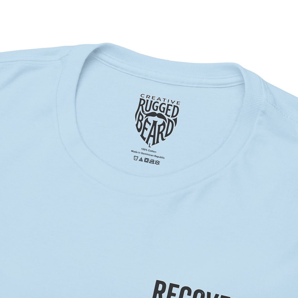 Addicted | Yes Sir T Shirt | Recovering Addict Red Graphic T Shirt