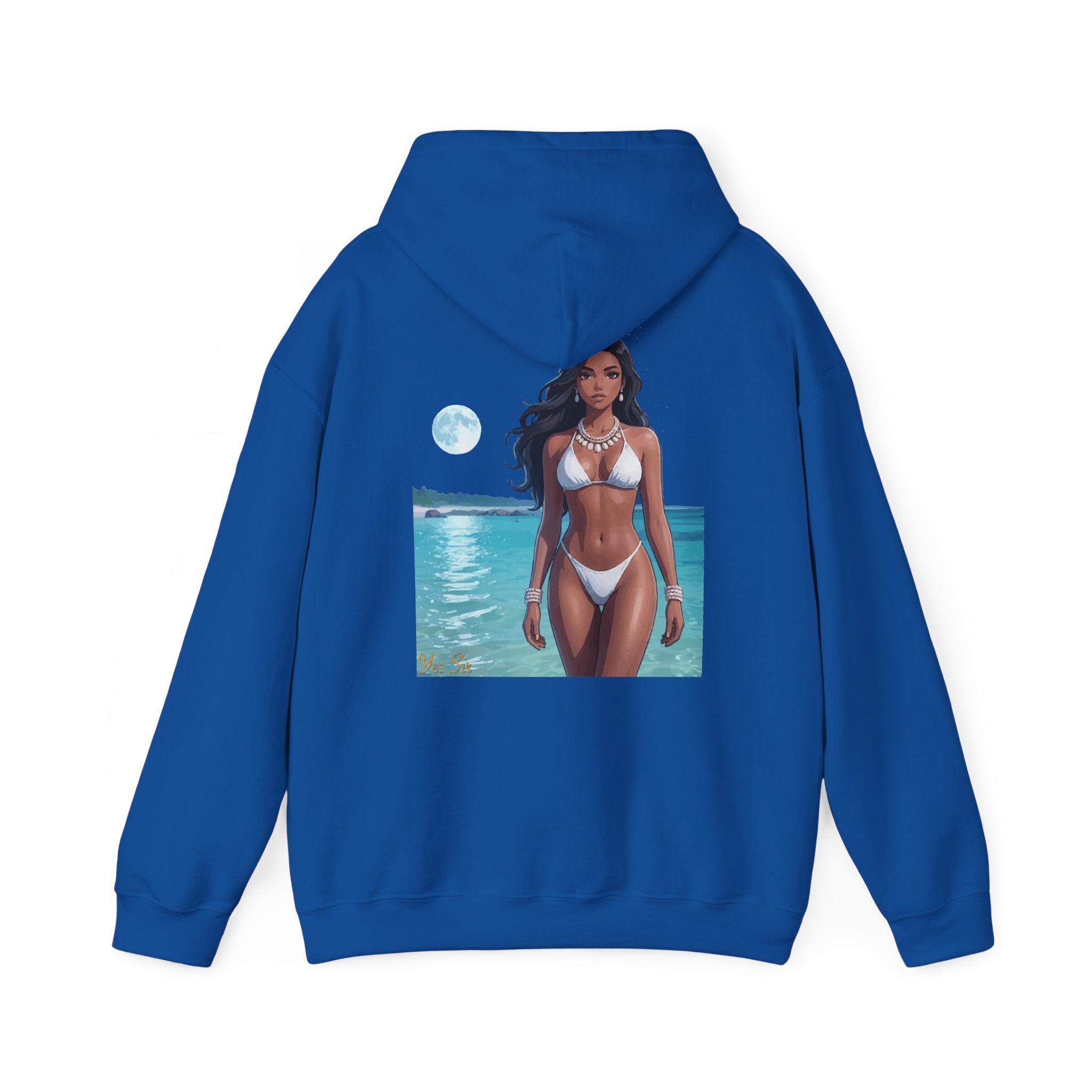 Under the Moon Light Yes Sir Hoodie | Parental Advisory  for the Bearded