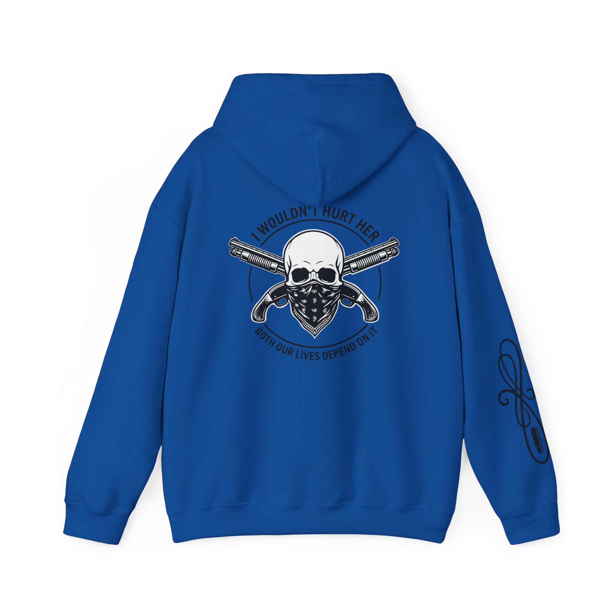 Protective Dad Sawed Off Shotguns - Hoodie | Here’s Your Warning