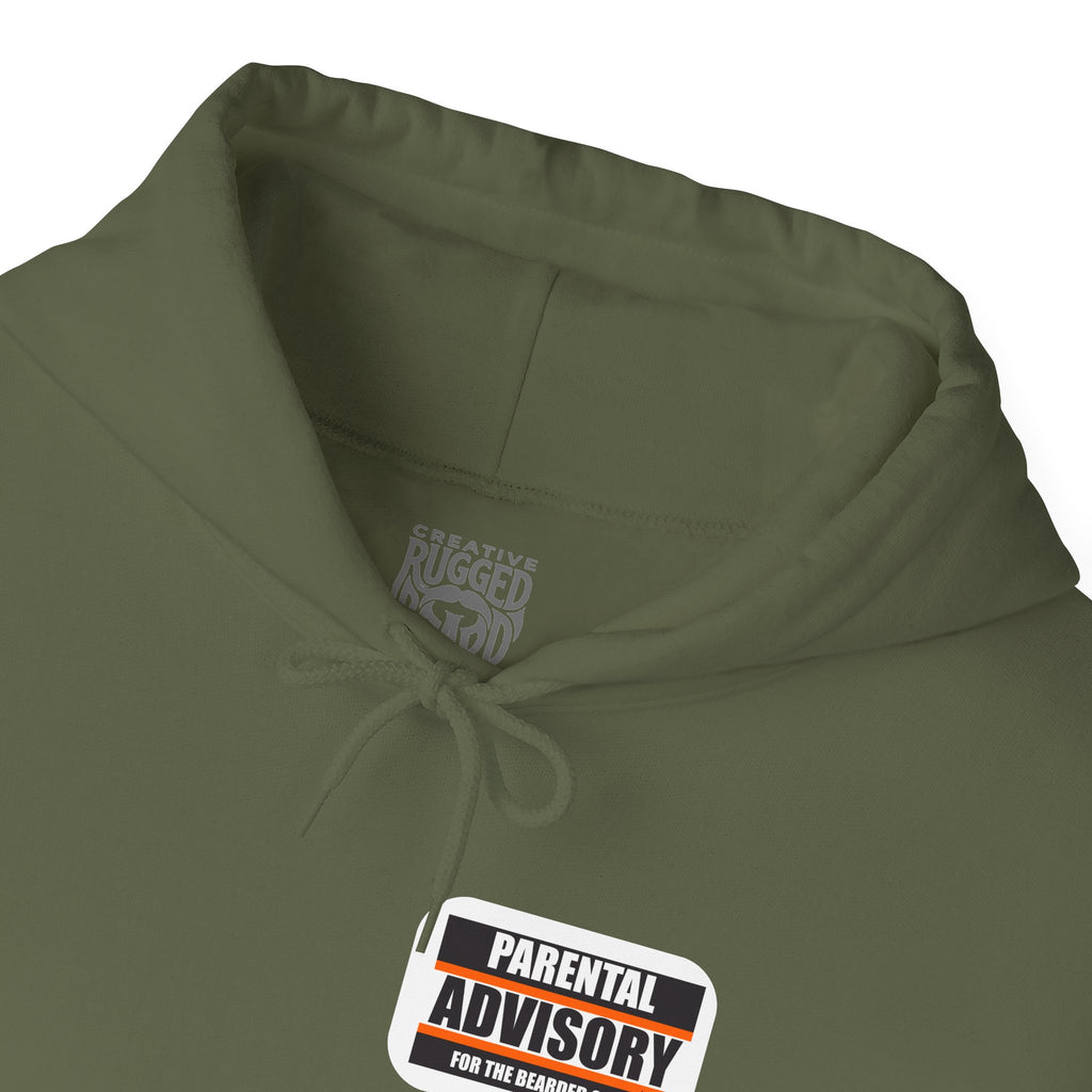 Oopies! Yes Sir Hoodie | Parental Advisory  for the Bearded