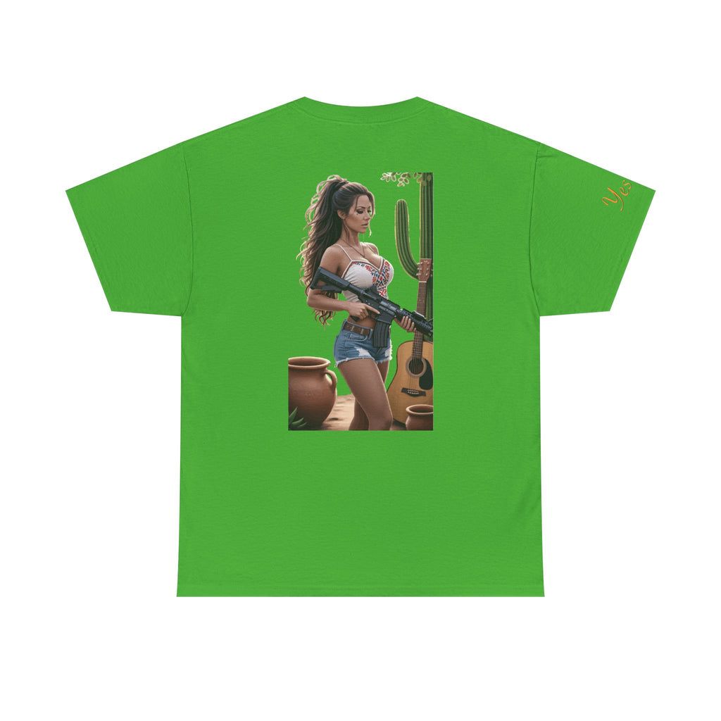 Nice Guitar-Yes Sir T-Shirt | Parental Advisory for the Bearded