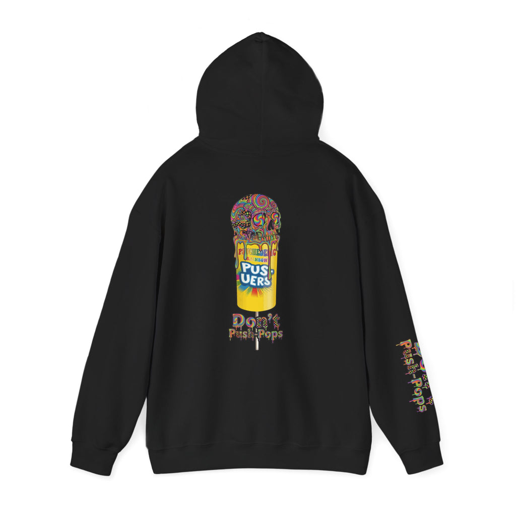 Skullcream-Don’t Push-Pops Hoodie | Dripping Skull Graphic