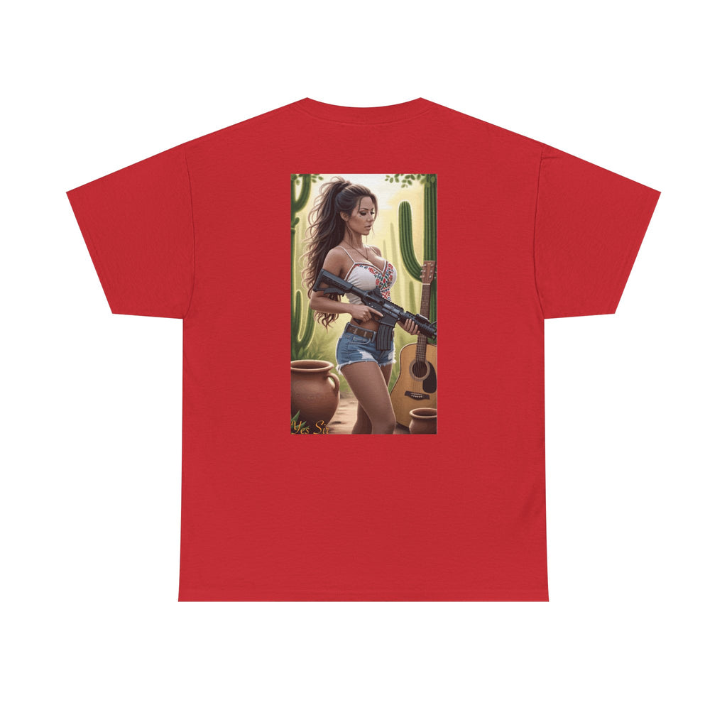 Nice Guitar-Yes Sir T-Shirt | Parental Advisory for the Bearded