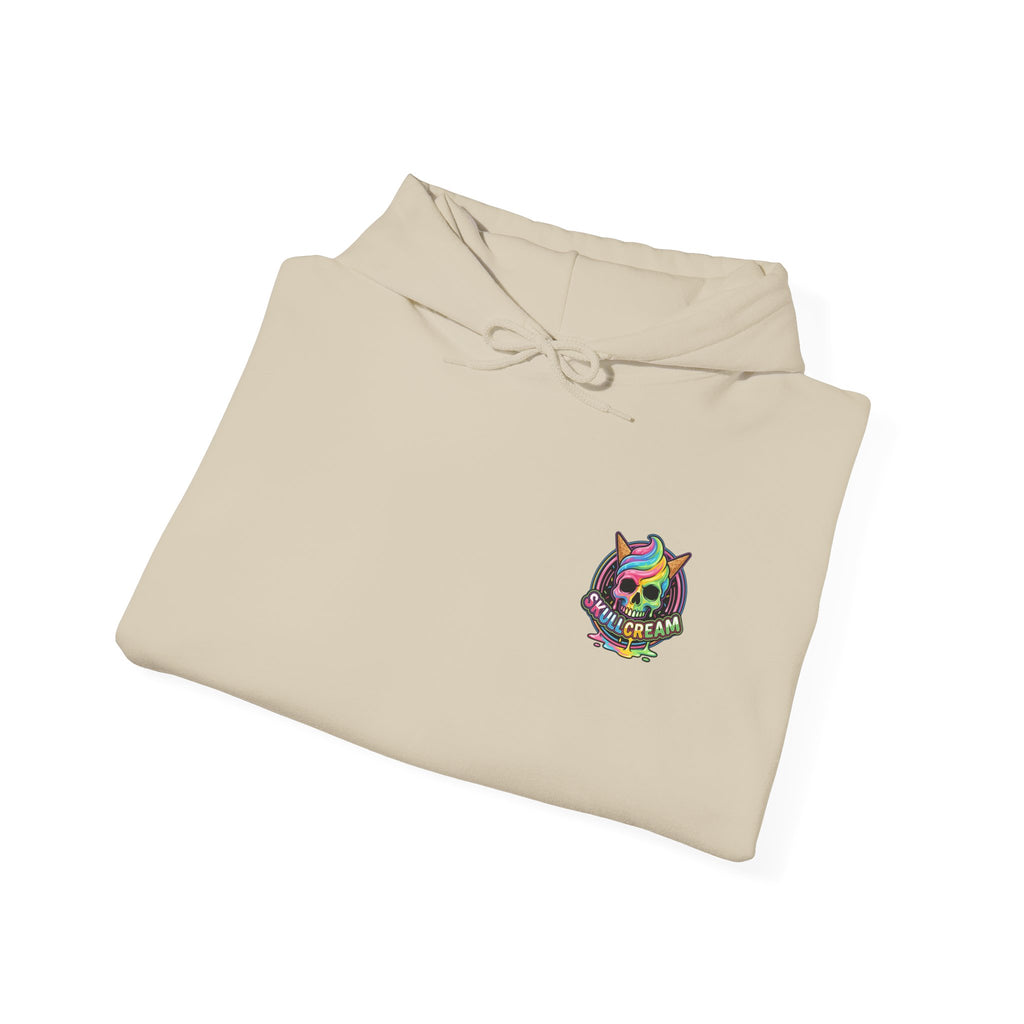 Skullcream Creepy Candy Apple Hoodie — 'Parasitic Carnival' Graphic Pullover