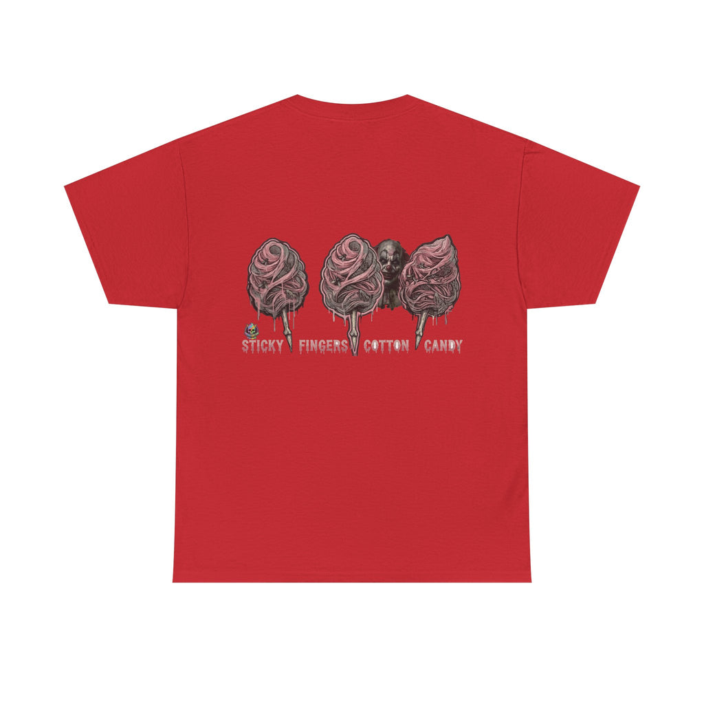 Cotton Candy Skullcream T Shirt — 'Sticky Fingers' Graphic T-Shirt