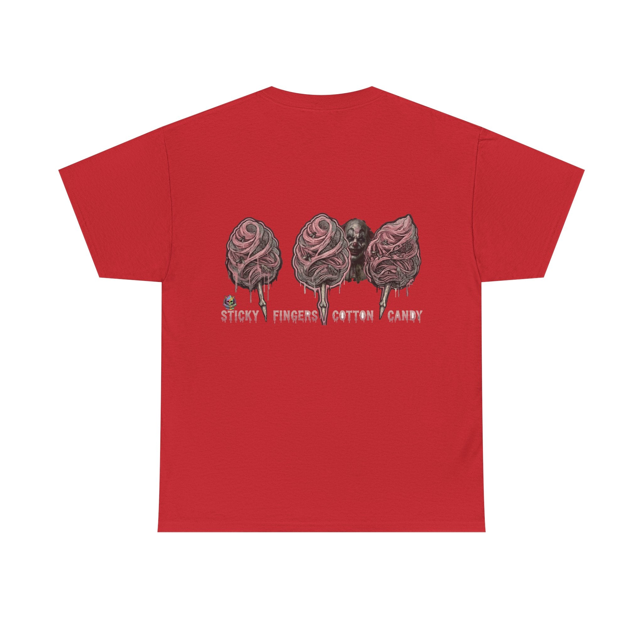 Cotton Candy Skullcream T Shirt — 'Sticky Fingers' Graphic T-Shirt