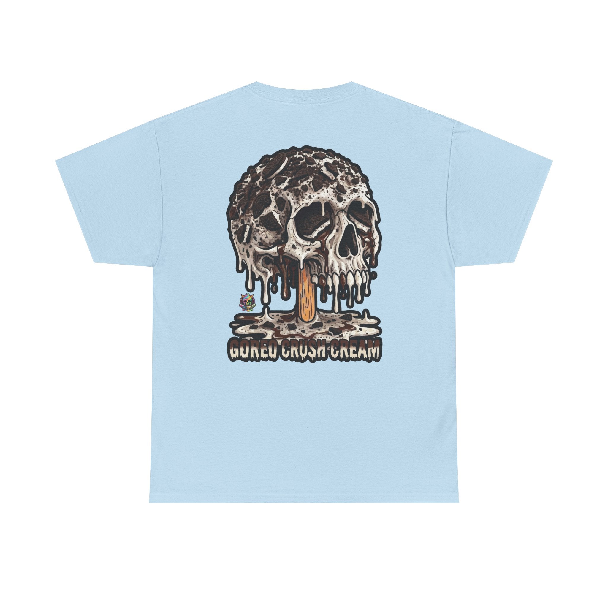 Skullcream-Goreo Crush Cream T-Shirt | Colorful Drip Graphic Tee
