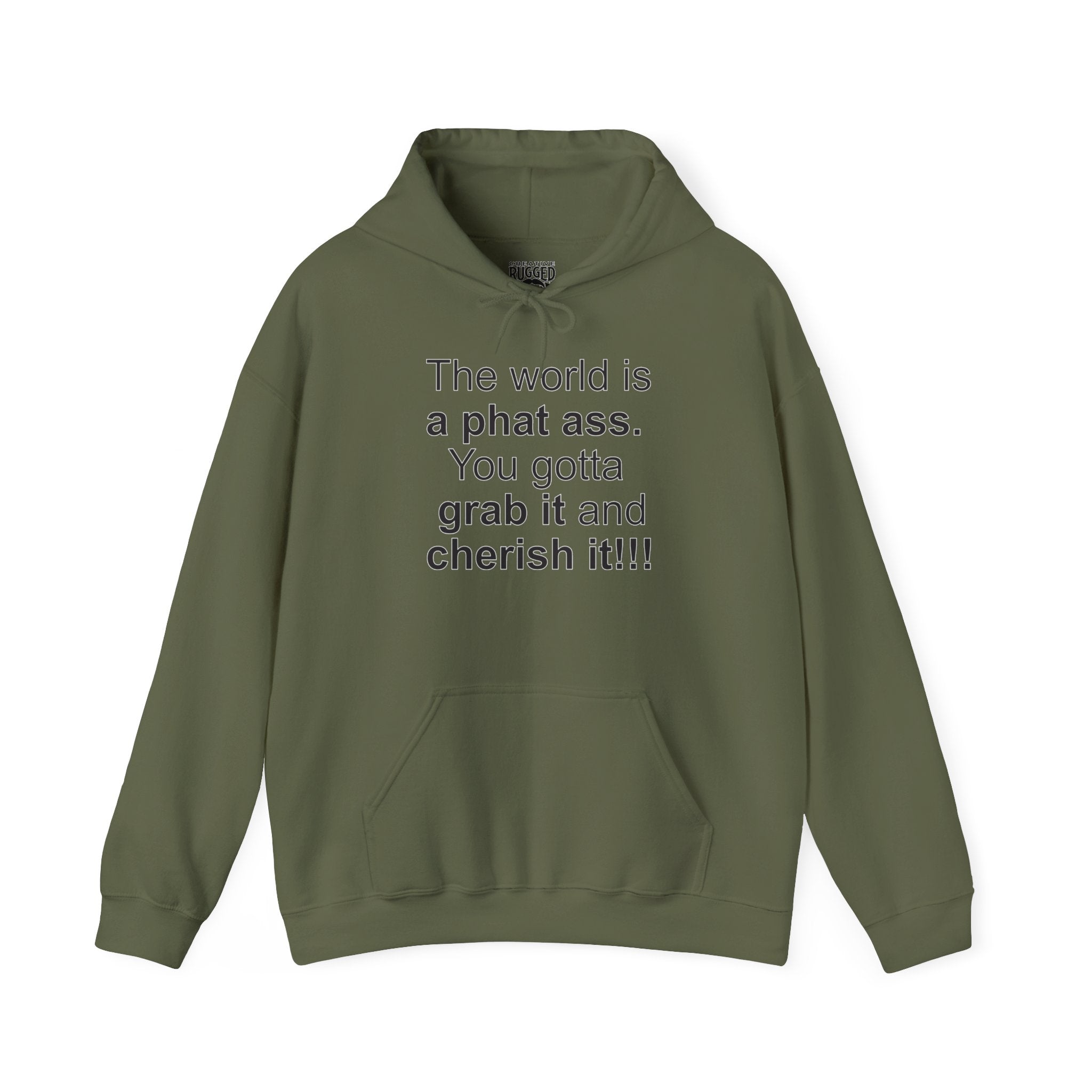 The World | Yes Sir Hoodie | Cherish It Graphic Hoodie