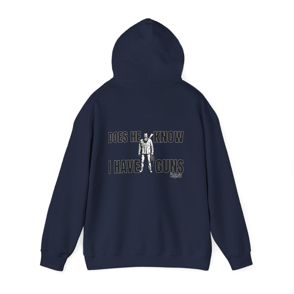 Protective Dad Does He Know Hoodie | Here’s Your Warning