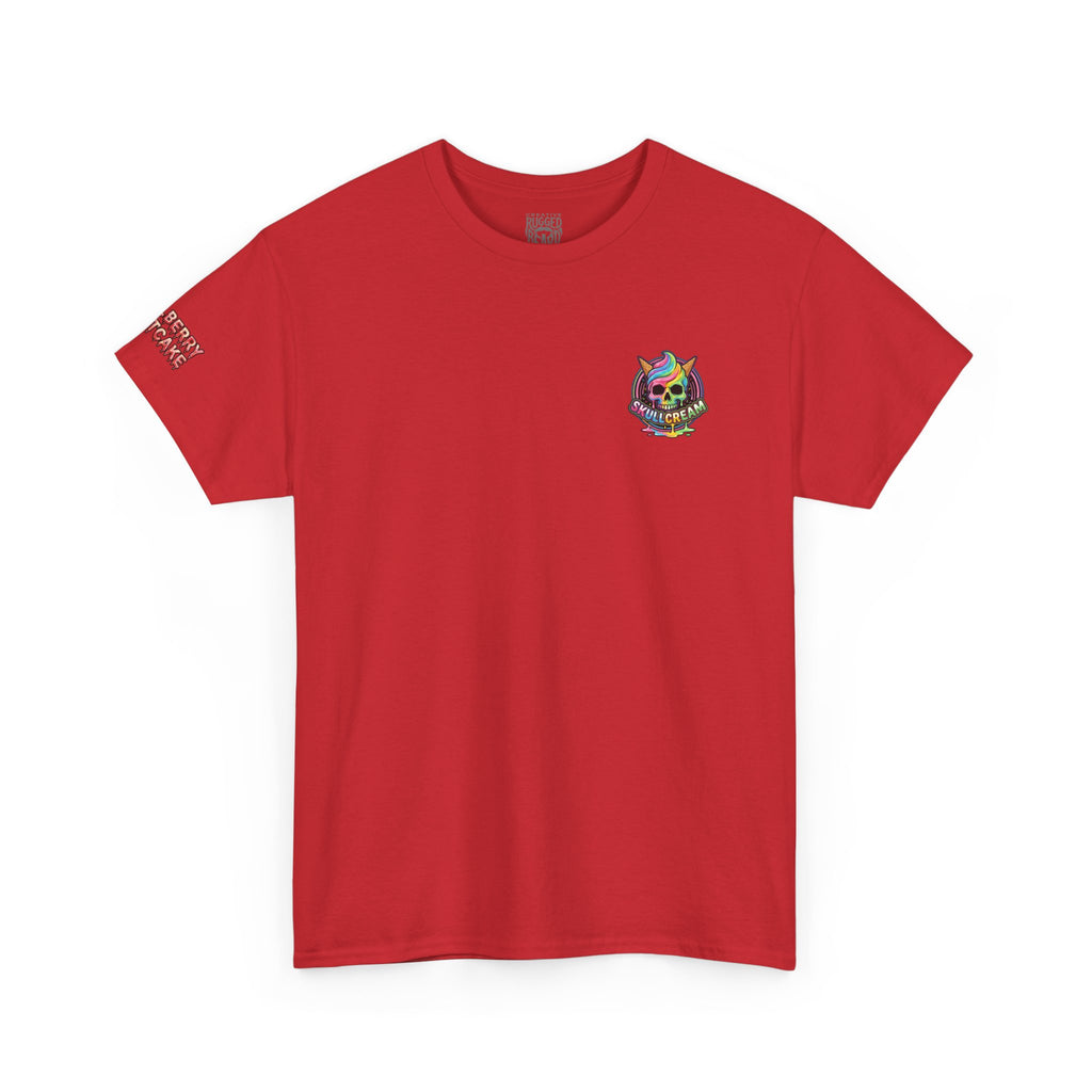 Skullcream-Skullberry Shortcake T-Shirt | Colorful Drip Graphic Tee