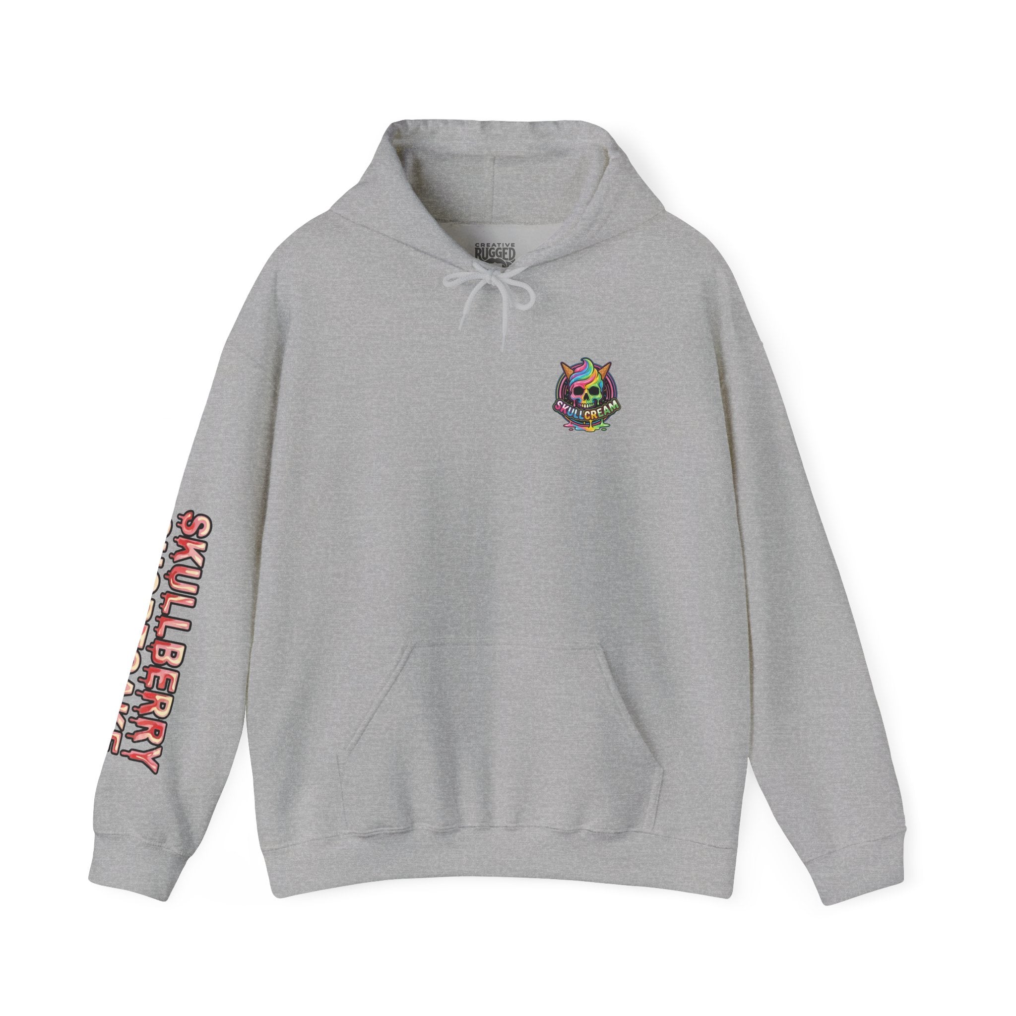 Skullcream-Skullberry Shortcake Hoodie | Dripping Skull Graphic