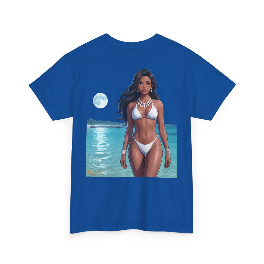 Under the Moon Light Yes Sir T-Shirt | Parental Advisory  for the Bearded