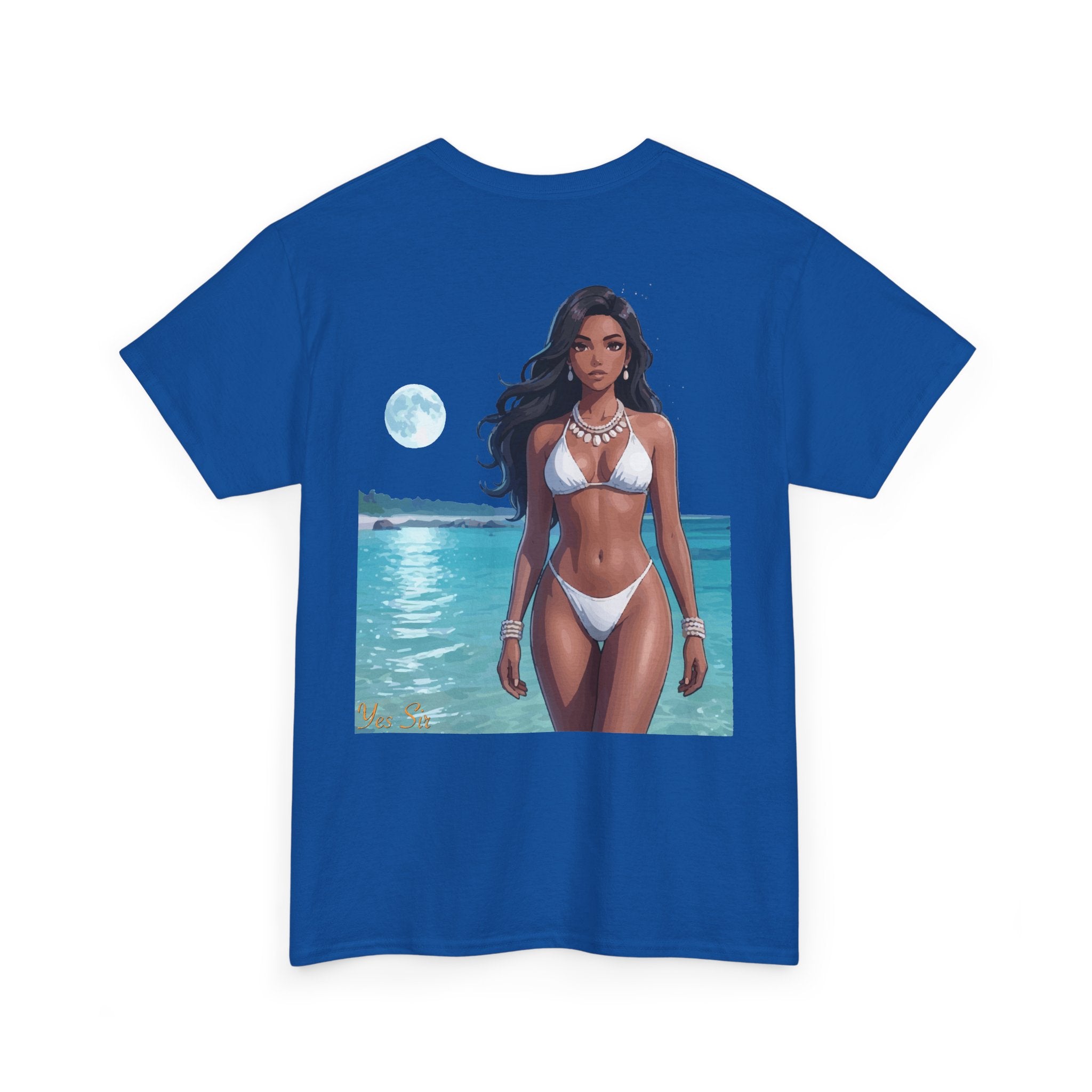 Under the Moon Light Yes Sir T-Shirt | Parental Advisory  for the Bearded