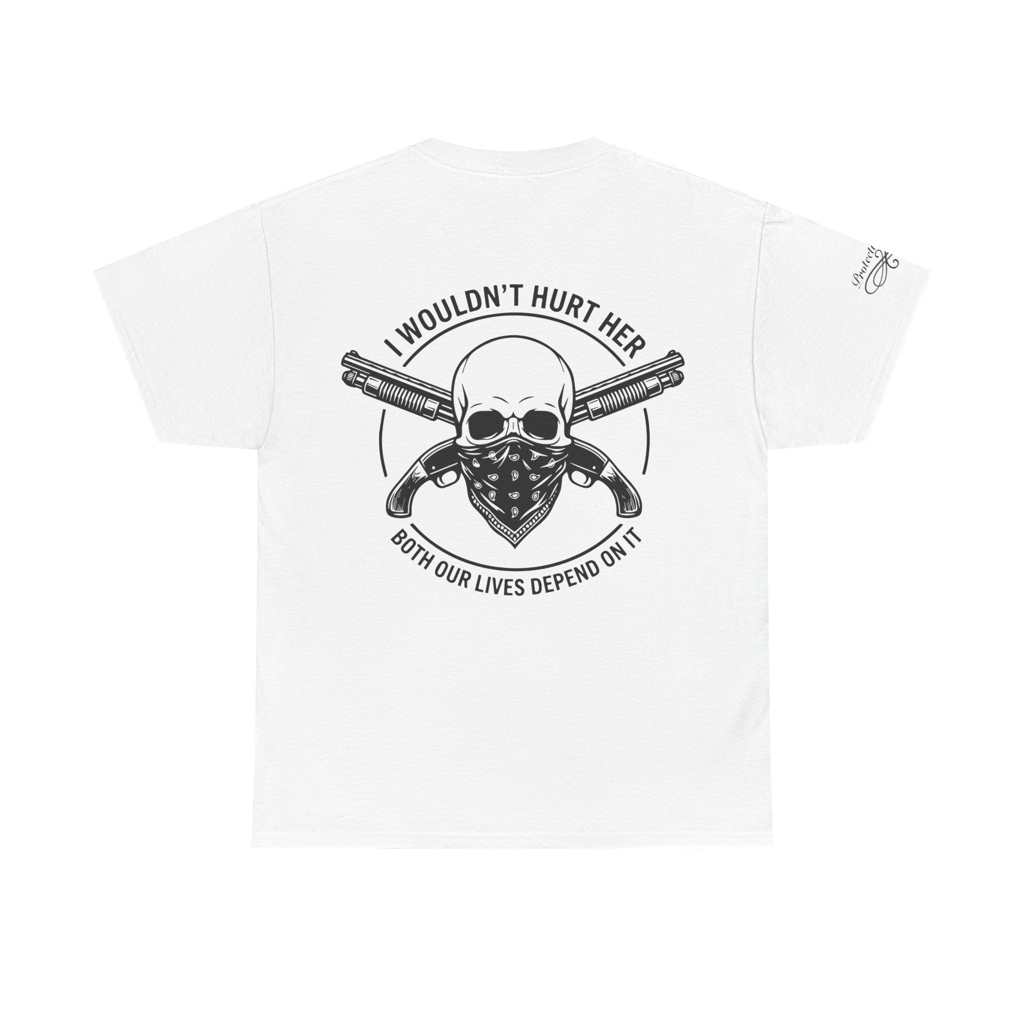 Protective Dad-Assault Rifle T-Shirt | Here’s Your Warning