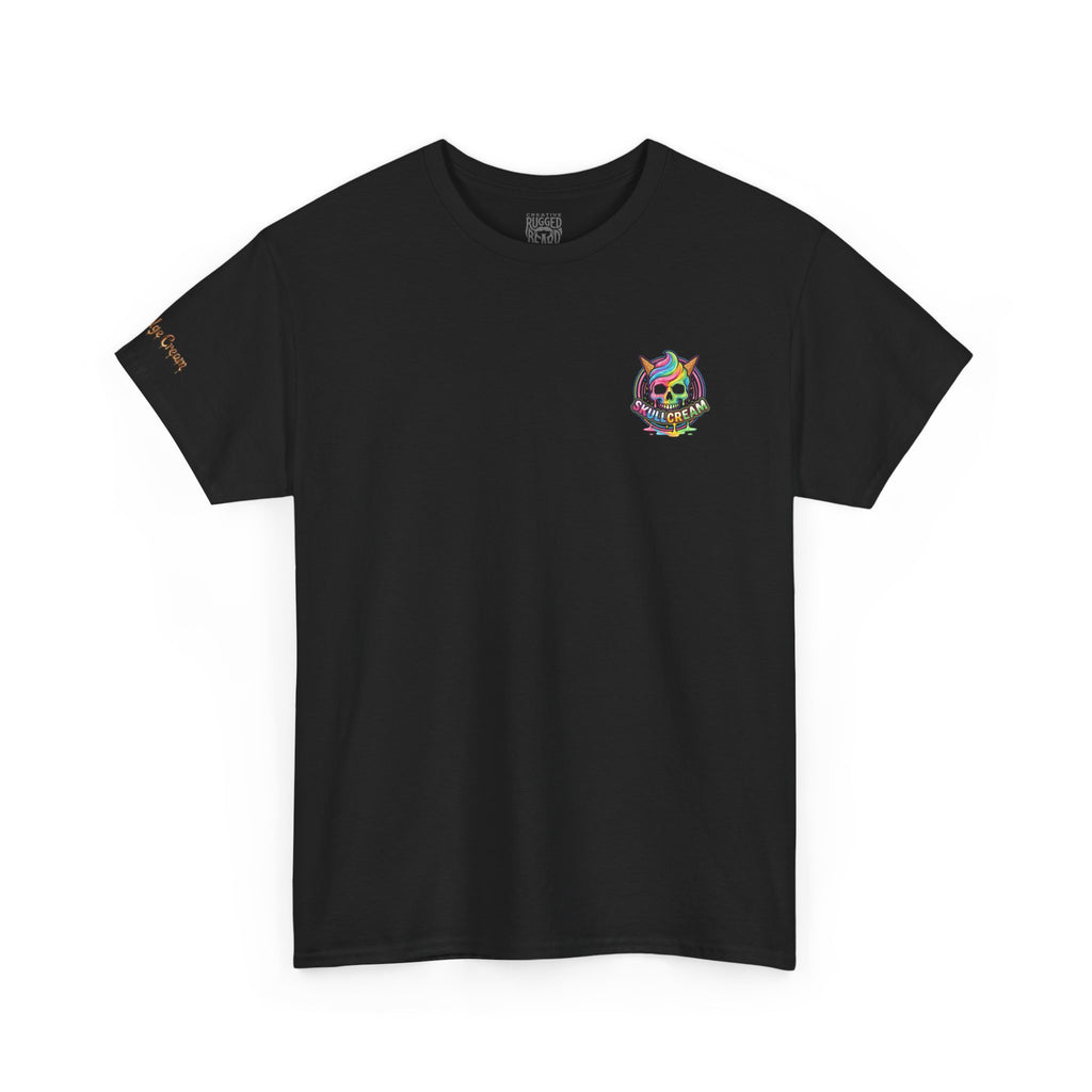 Skullcream-Ooh-Fudge Cream T-Shirt | Colorful Drip Graphic Tee