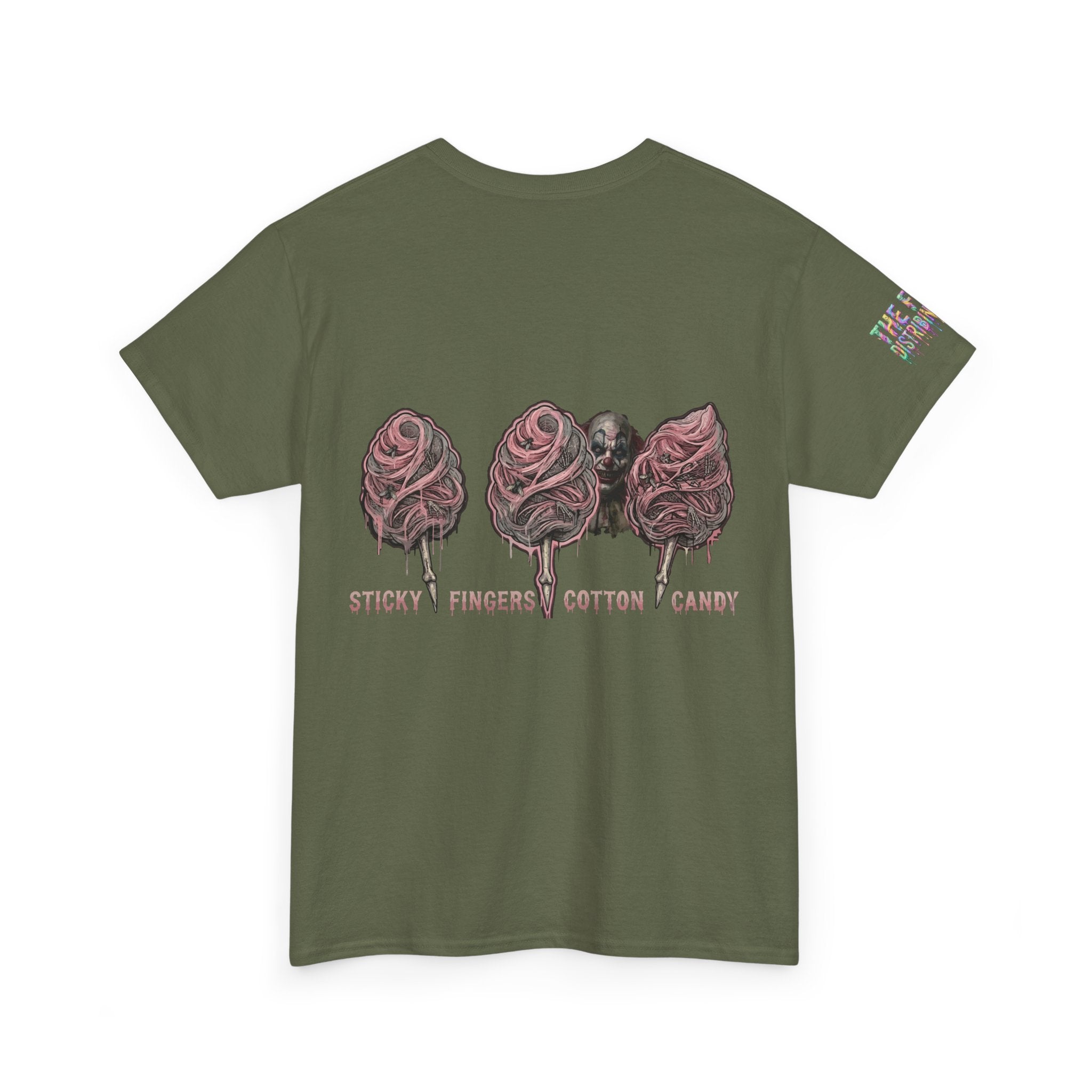 Cotton Candy Skullcream T Shirt — 'Sticky Fingers' Graphic T-Shirt