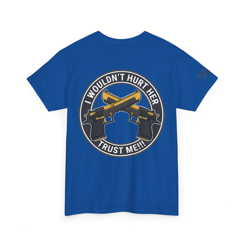 Protective Dad Pistols T-Shirt | Here’s Your Warning