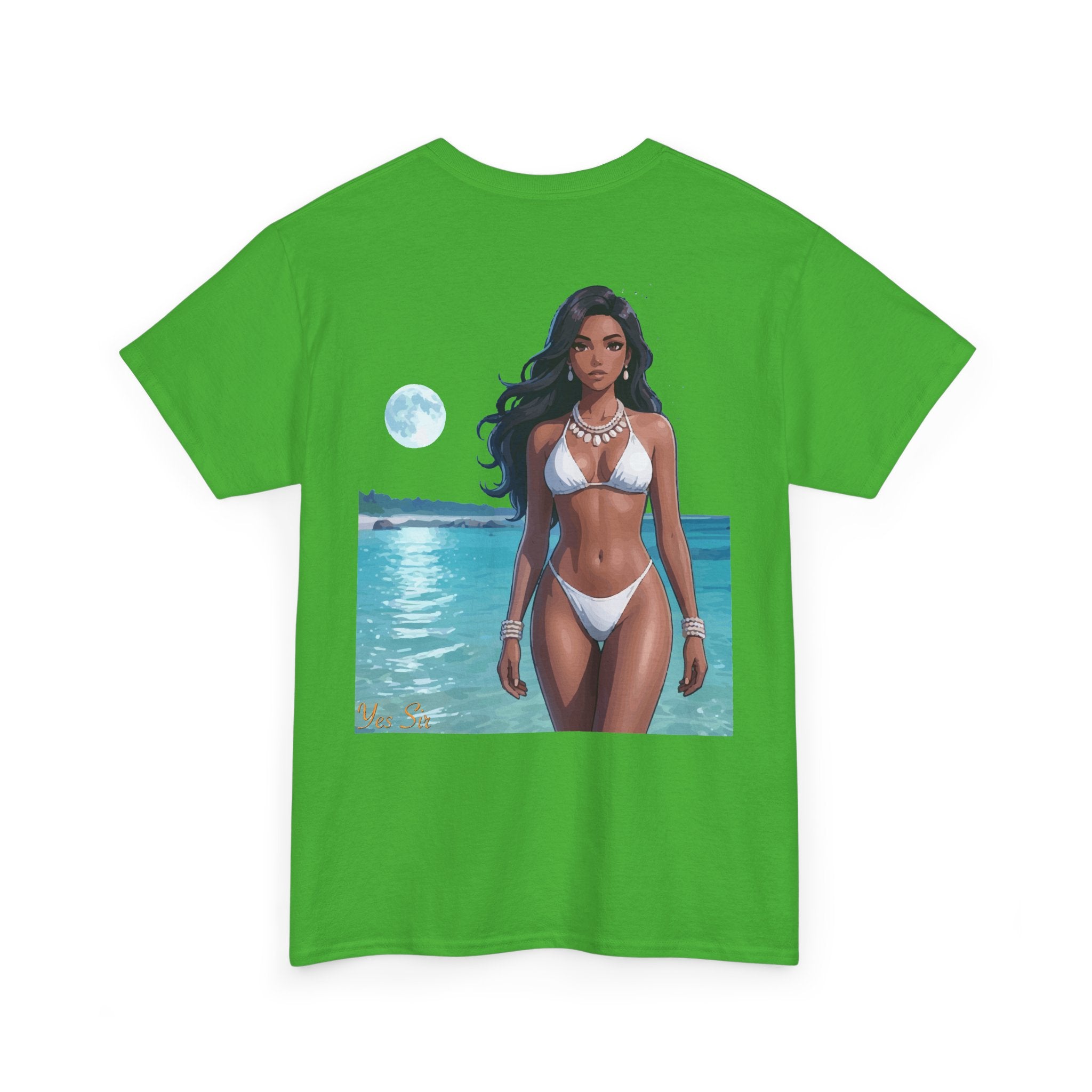 Under the Moon Light Yes Sir T-Shirt | Parental Advisory  for the Bearded