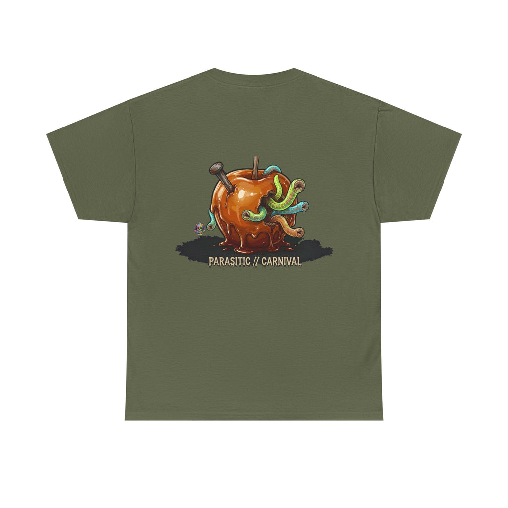 Skullcream Carnival Caramel Apple - Spooky Candy Apple Graphic T-Shirt