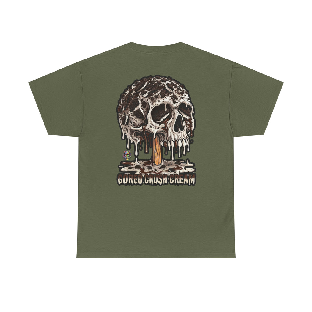 Skullcream-Goreo Crush Cream T-Shirt | Colorful Drip Graphic Tee