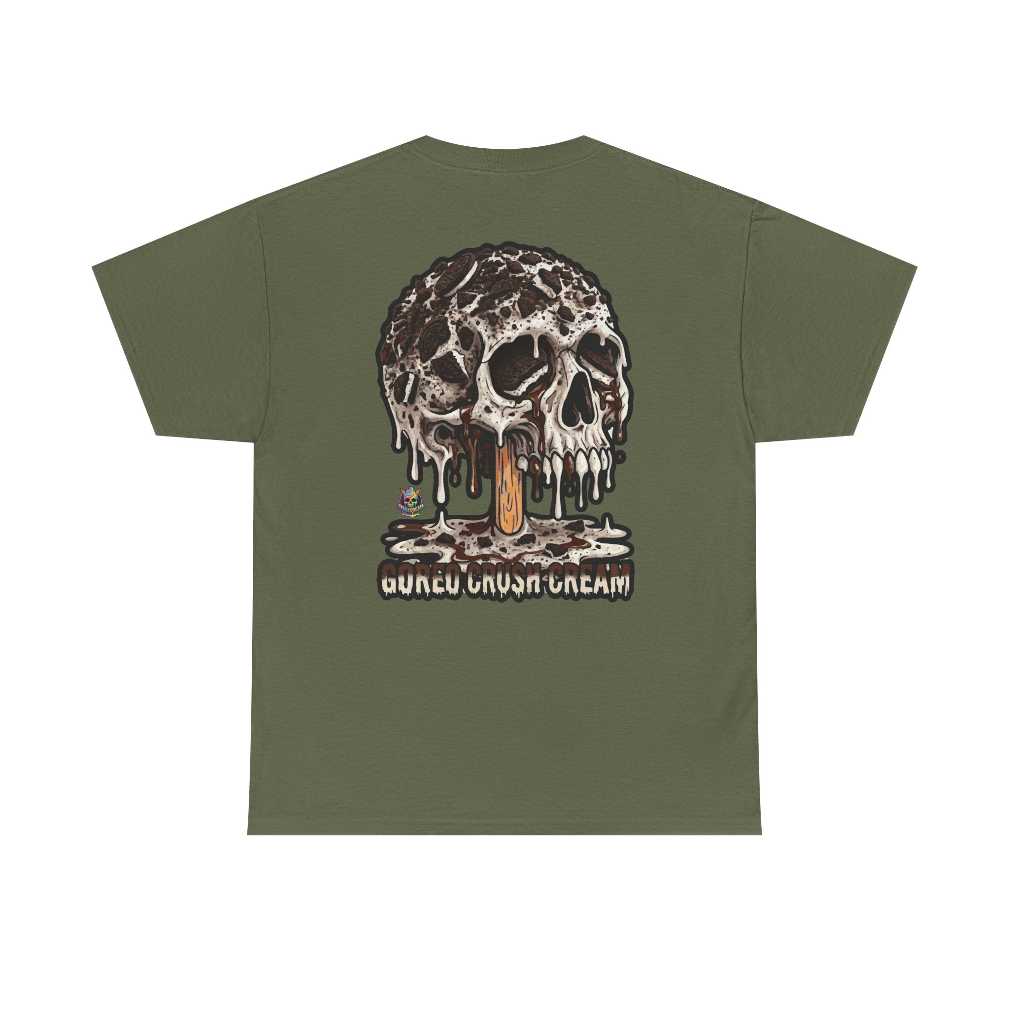 Skullcream-Goreo Crush Cream T-Shirt | Colorful Drip Graphic Tee