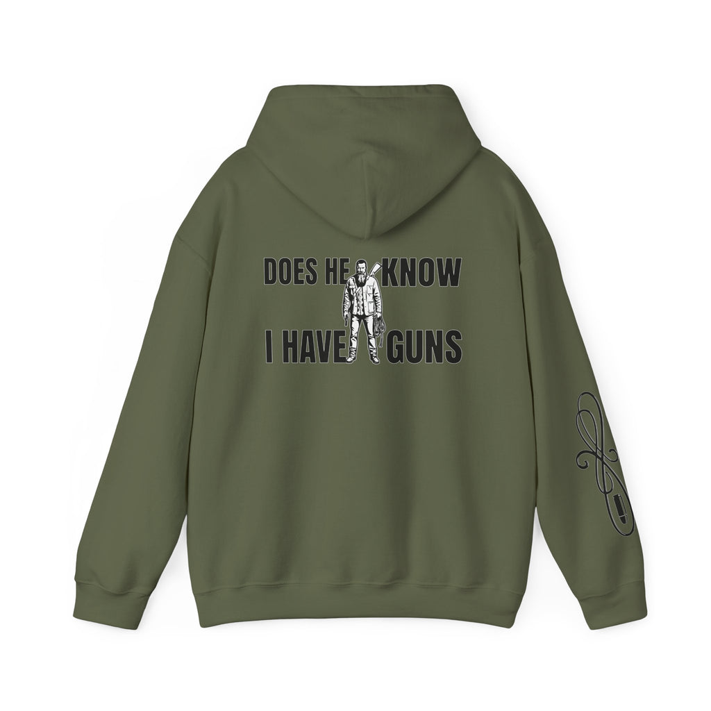 Protective Dad Does He Know Hoodie | Here’s Your Warning