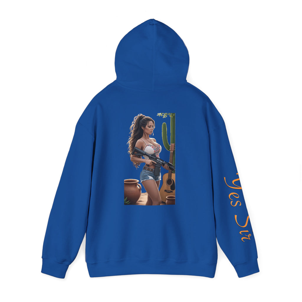 Nice Guitar- Yes Sir Hoodie | Parental Advisory  for the Bearded