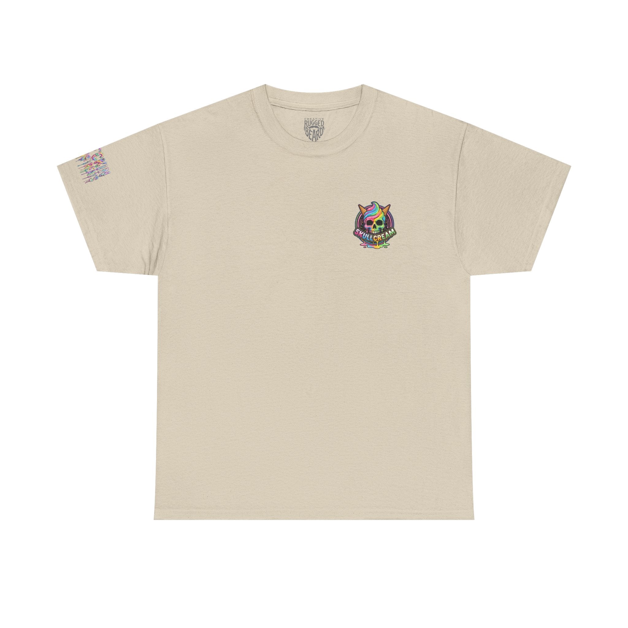 Cotton Candy Skullcream T Shirt — 'Sticky Fingers' Graphic T-Shirt