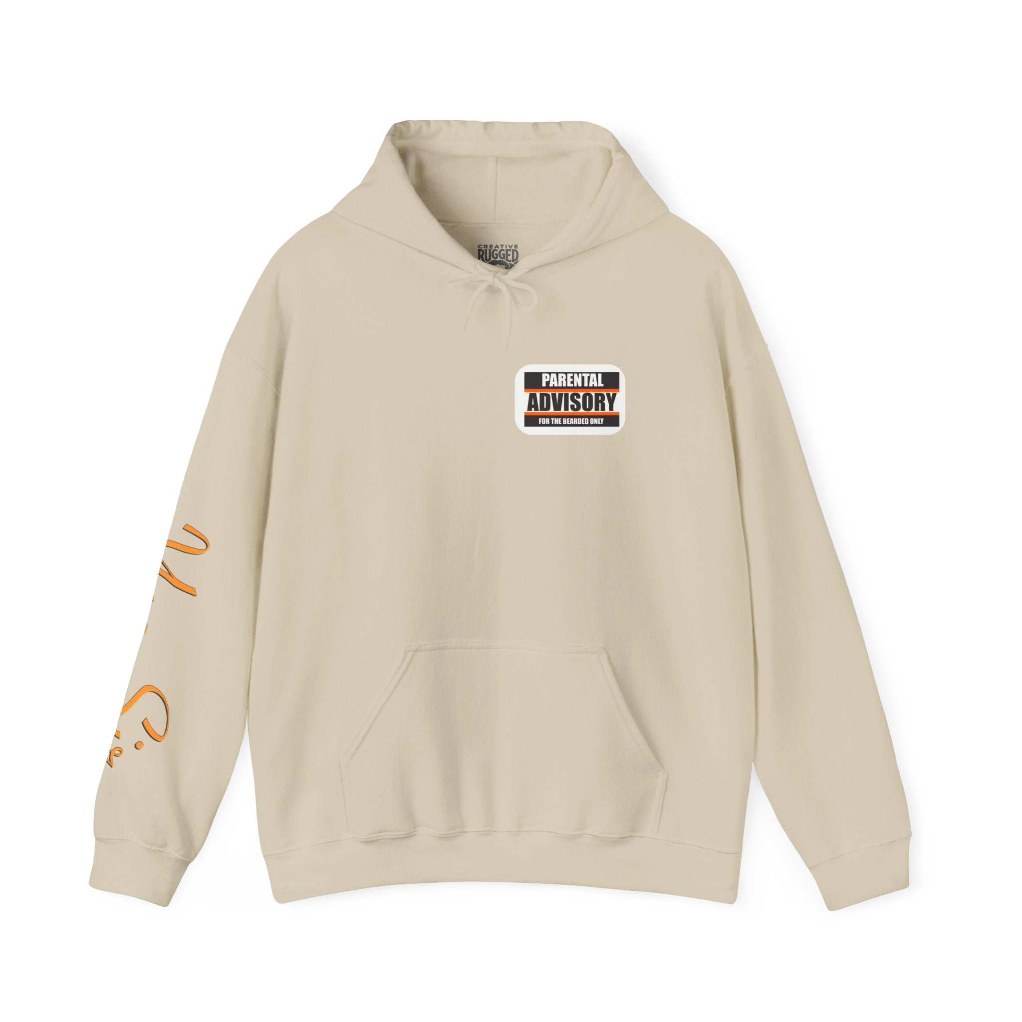 Pretty Flowers Yes Sir Hoodie | Parental Advisory  for the Bearded