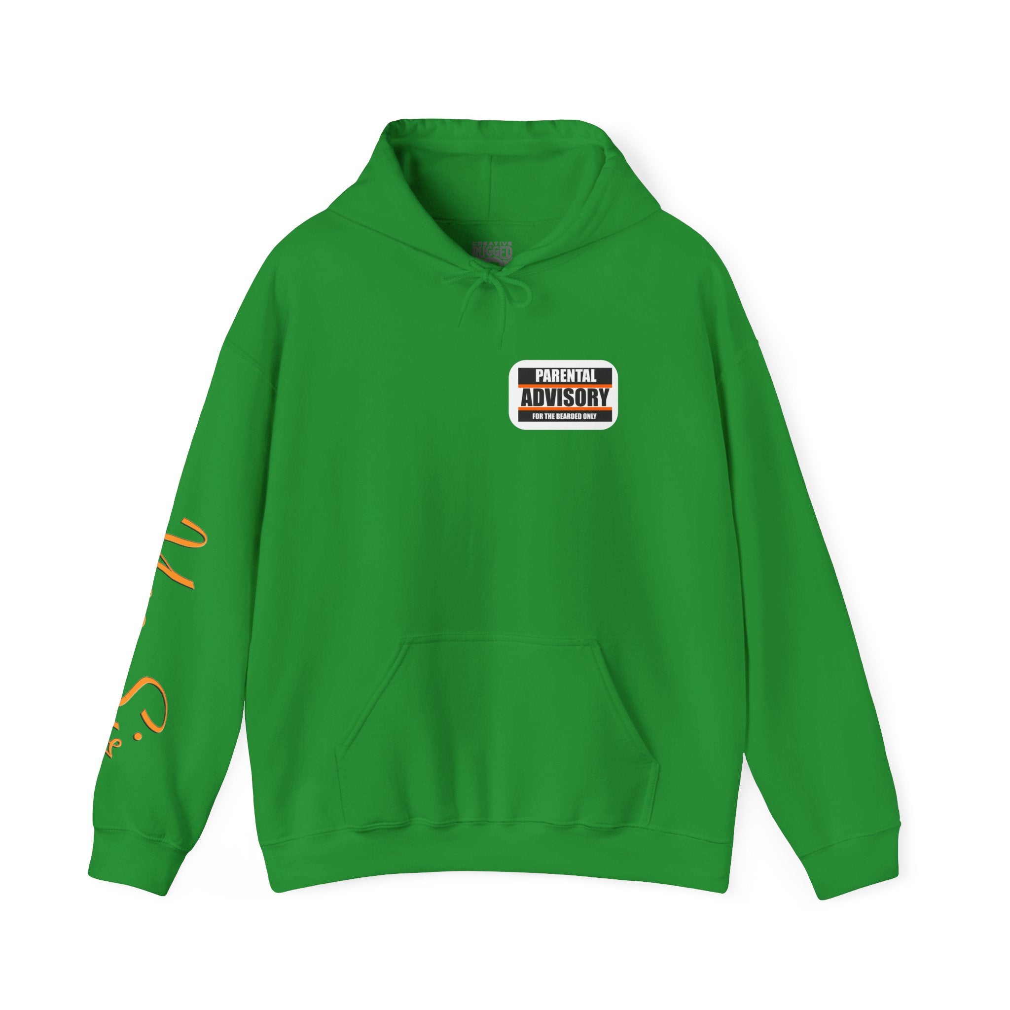 Pretty Flowers Yes Sir Hoodie | Parental Advisory  for the Bearded