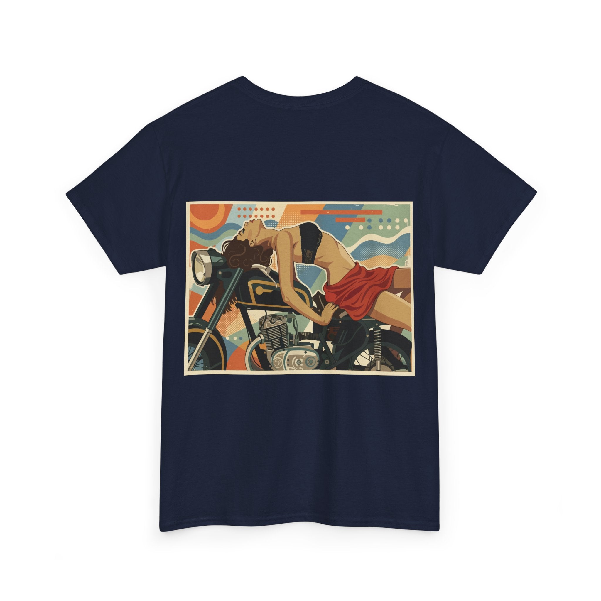 Good Girl-Pin Up Biker T-Shirt | Parental Advisory  for the Bearded