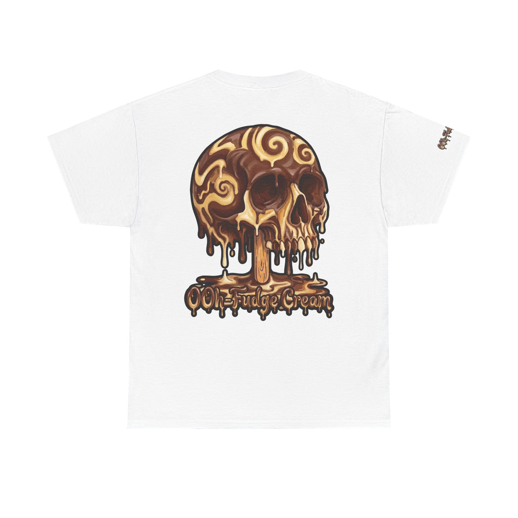 Skullcream-Ooh-Fudge Cream T-Shirt | Colorful Drip Graphic Tee