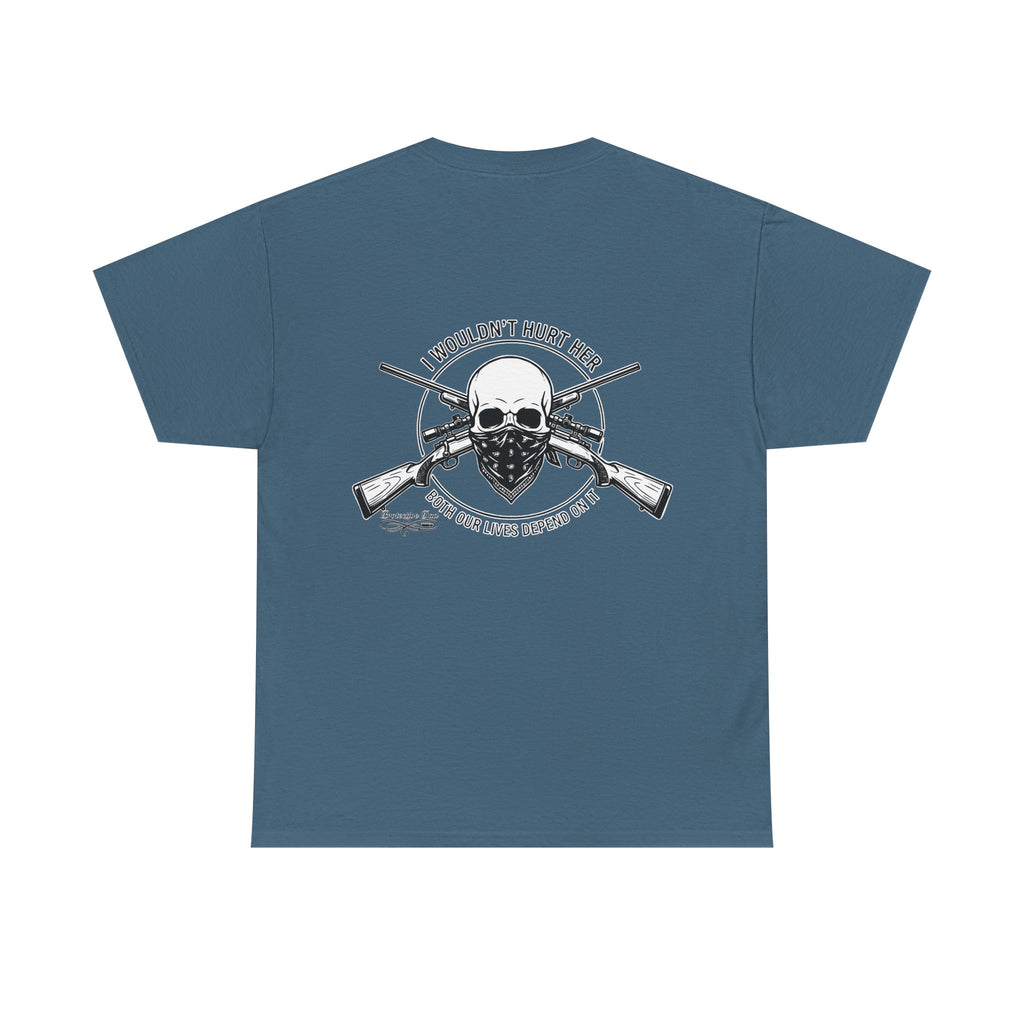 Protective Dad Rifles T-Shirt | Here’s Your Warning