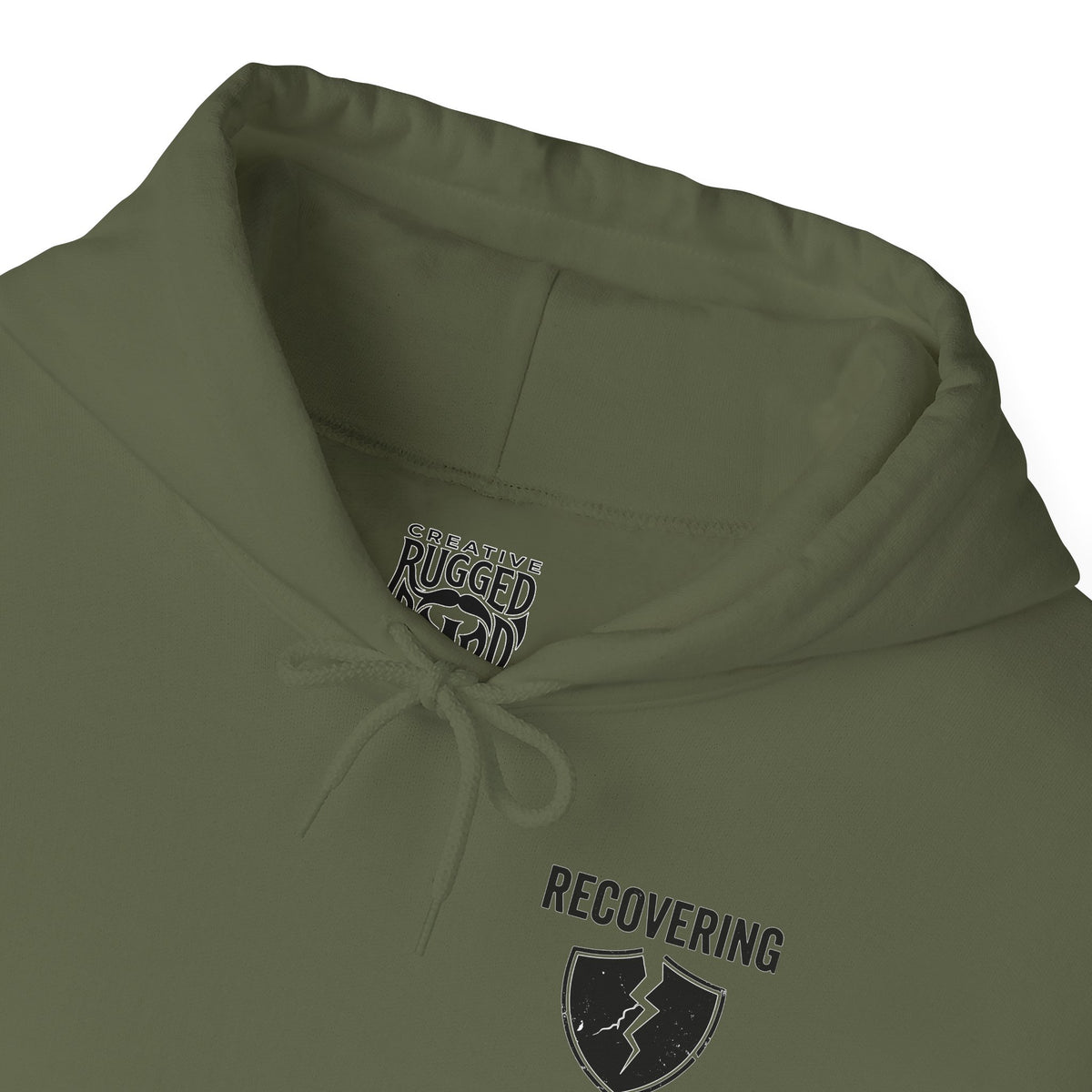 Addicted | Yes Sir Hoodie | Recovering Addict Graphic Hoodie