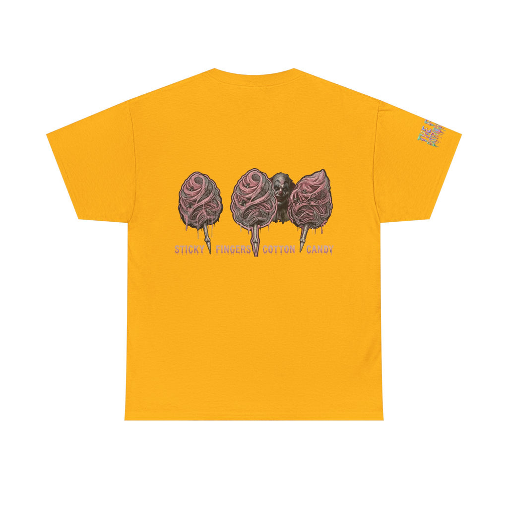 Cotton Candy Skullcream T Shirt — 'Sticky Fingers' Graphic T-Shirt