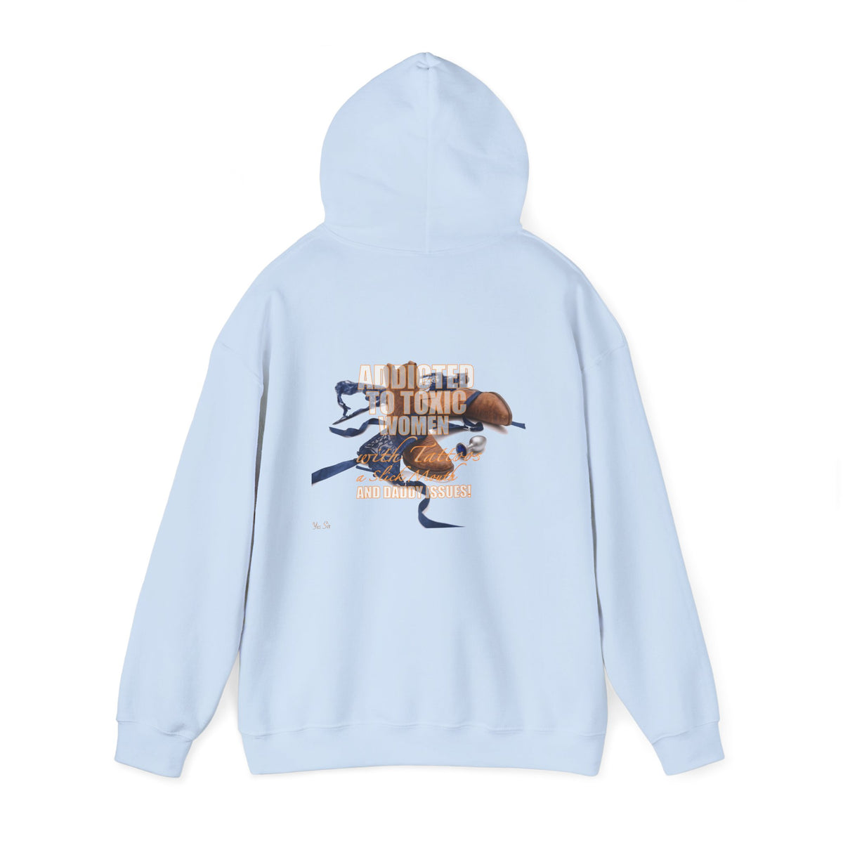 Addicted | Yes Sir Hoodie | Recovering Addict Graphic Hoodie