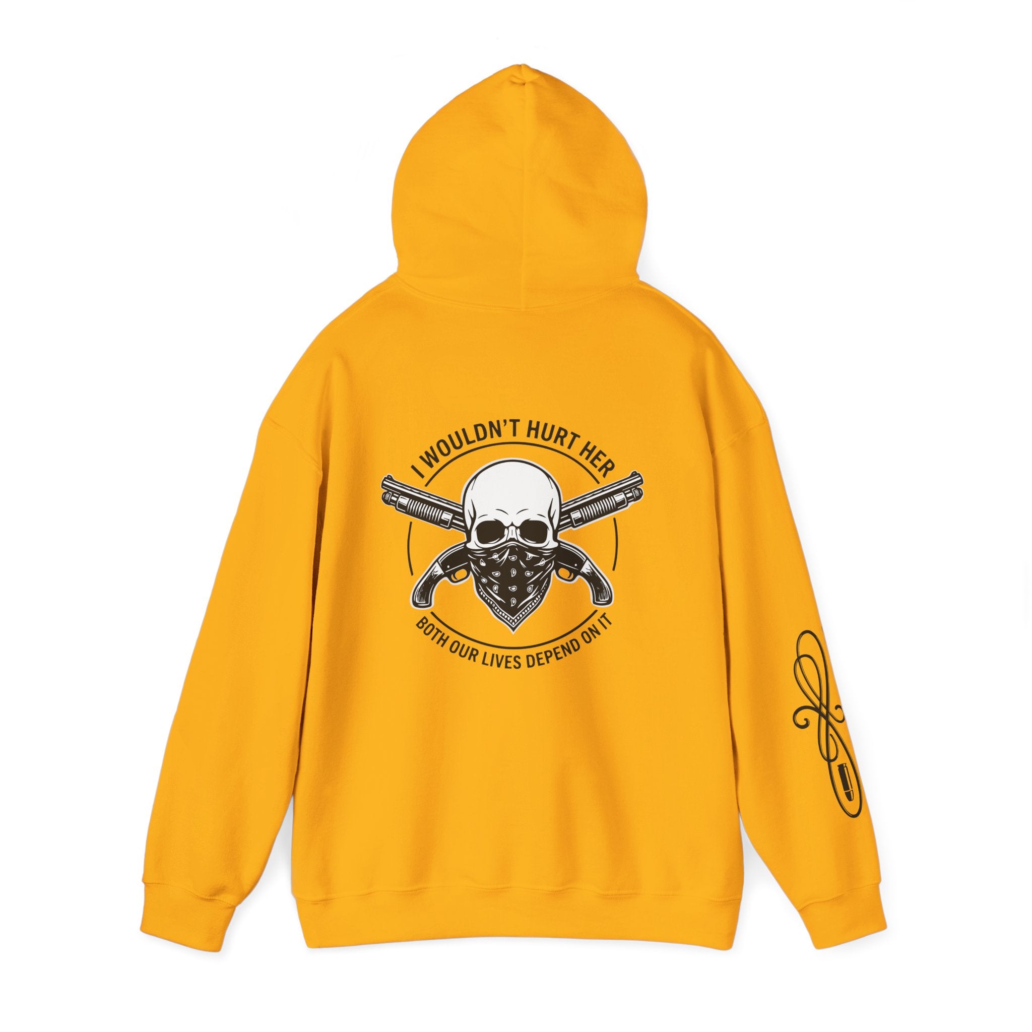 Protective Dad Sawed Off Shotguns - Hoodie | Here’s Your Warning