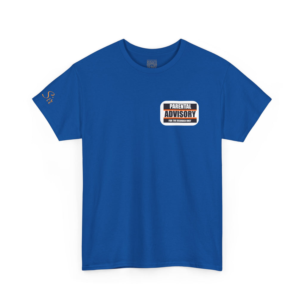 Wanted! Yes Sir T-Shirt | Parental Advisory  for the Bearded
