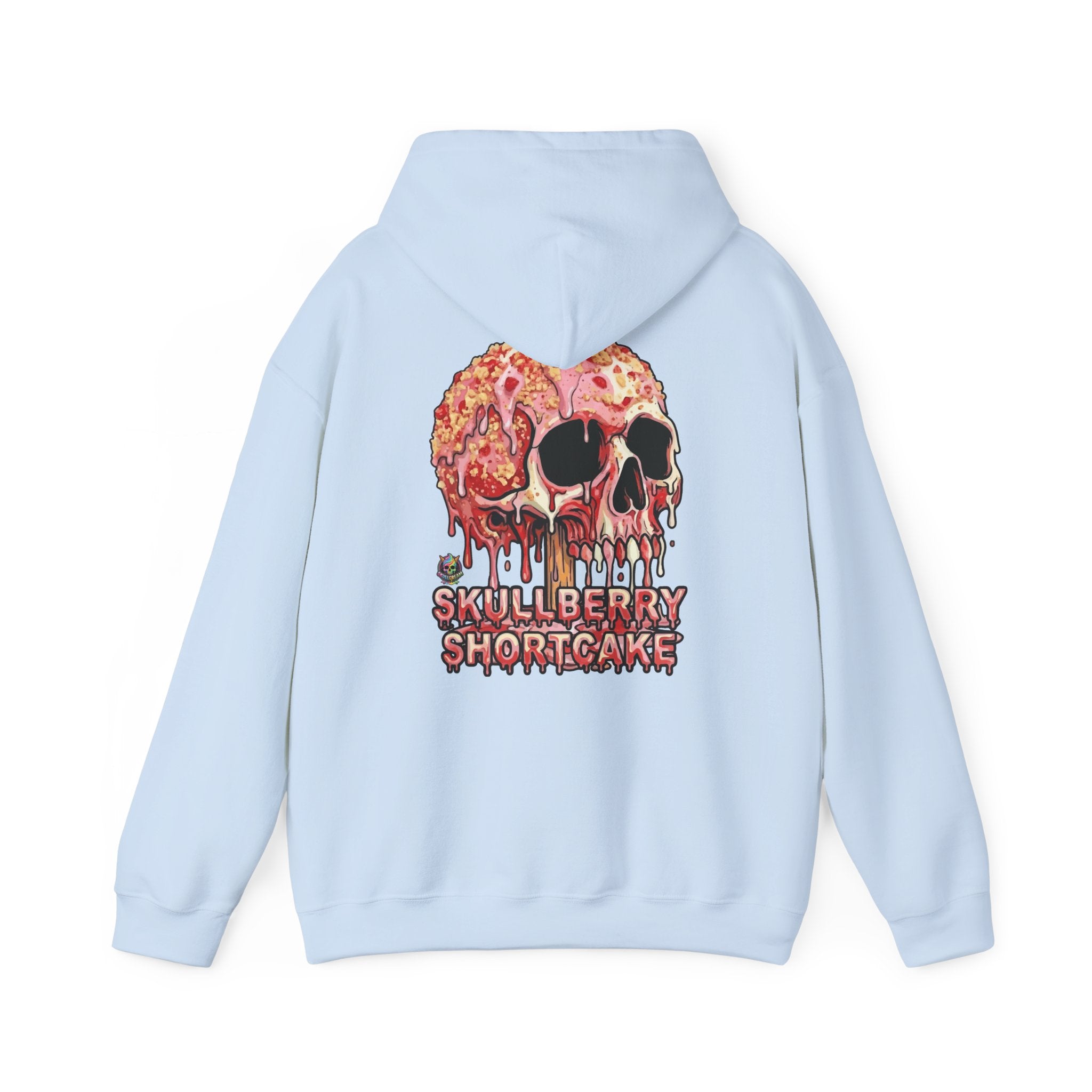 Skullcream-Skullberry Shortcake Hoodie | Dripping Skull Graphic