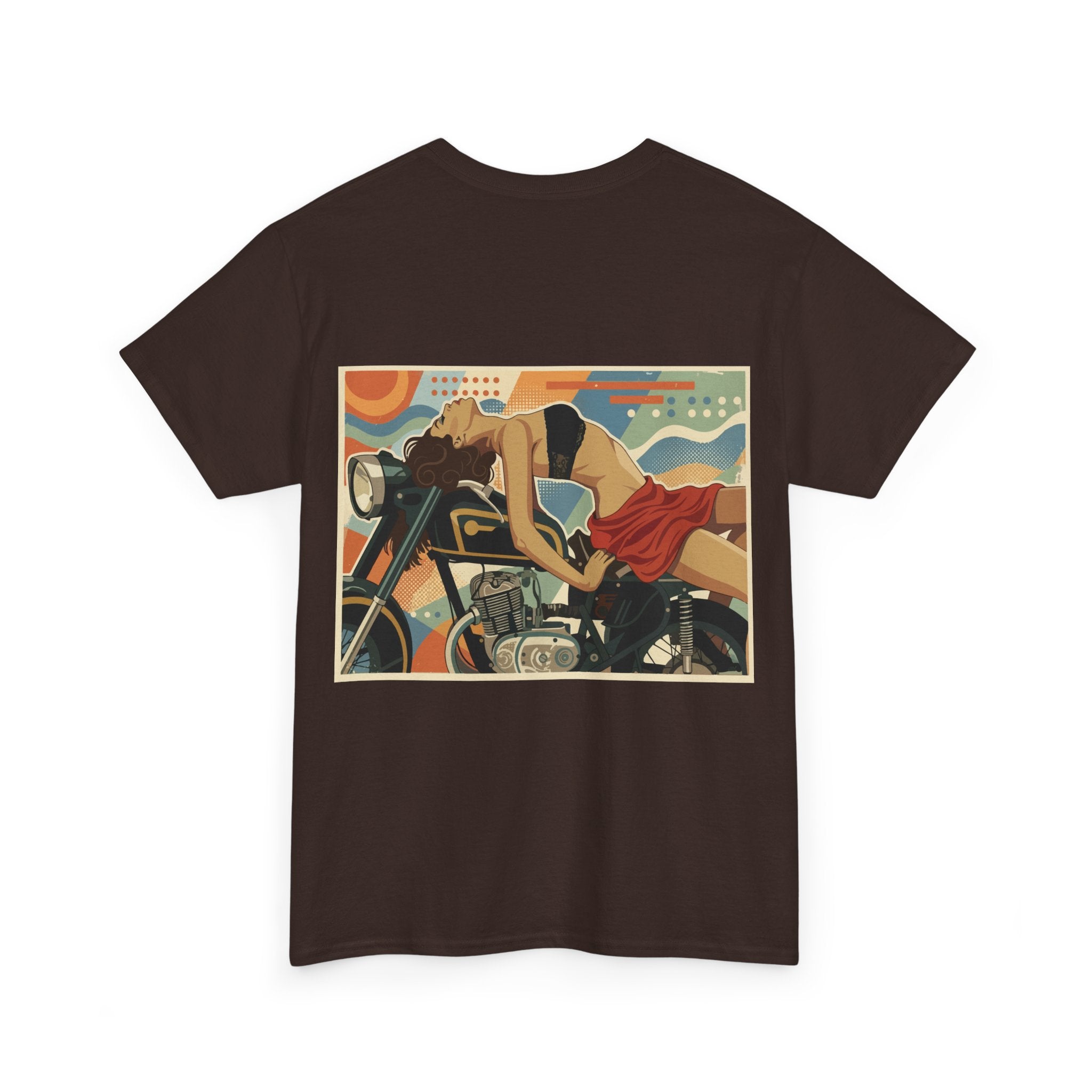 Good Girl-Pin Up Biker T-Shirt | Parental Advisory  for the Bearded