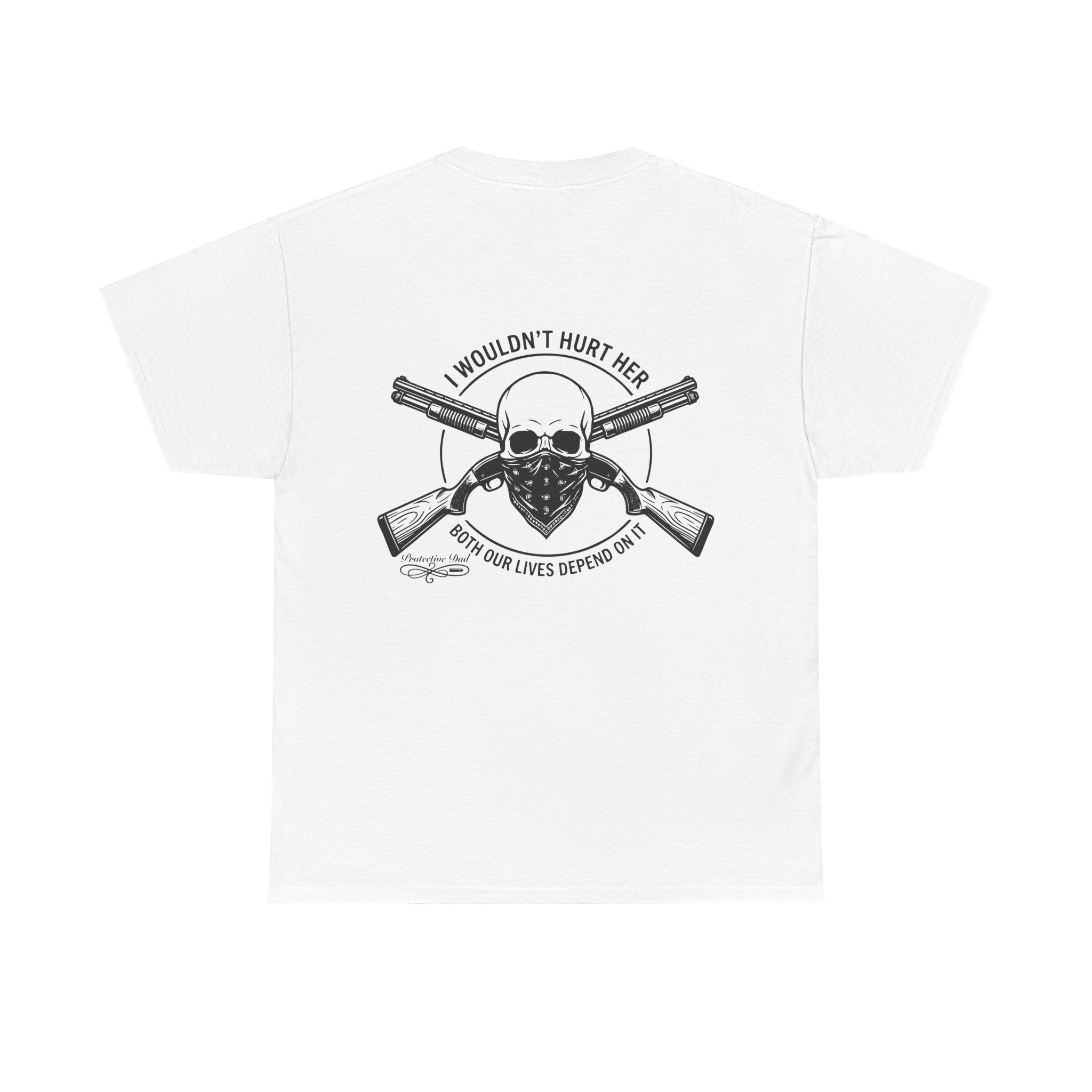 Protective Dad Shotguns T-Shirt | Here’s Your Warning