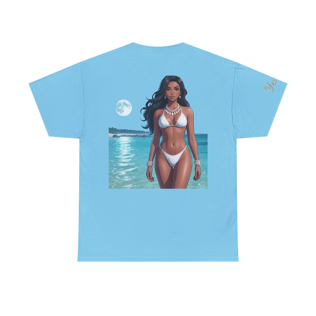 Under the Moon Light Yes Sir T-Shirt | Parental Advisory  for the Bearded