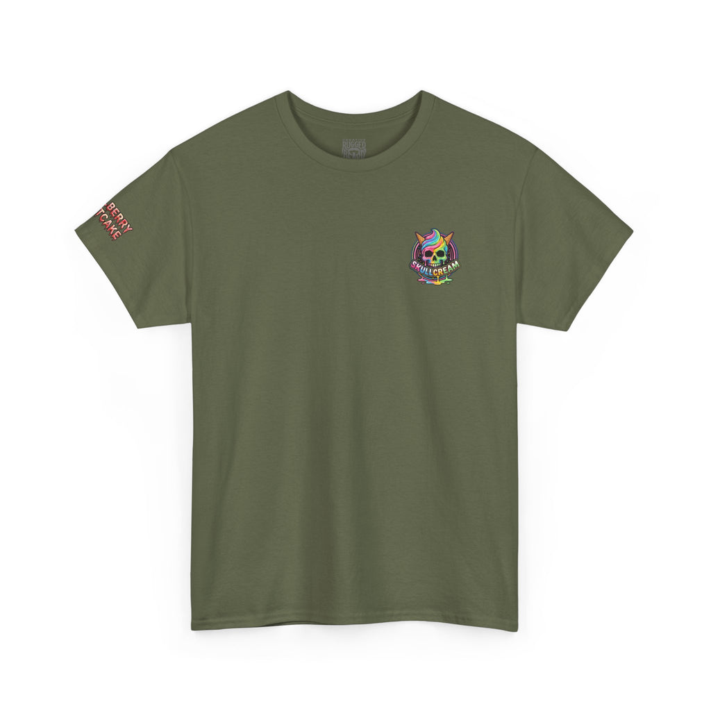 Skullcream-Skullberry Shortcake T-Shirt | Colorful Drip Graphic Tee